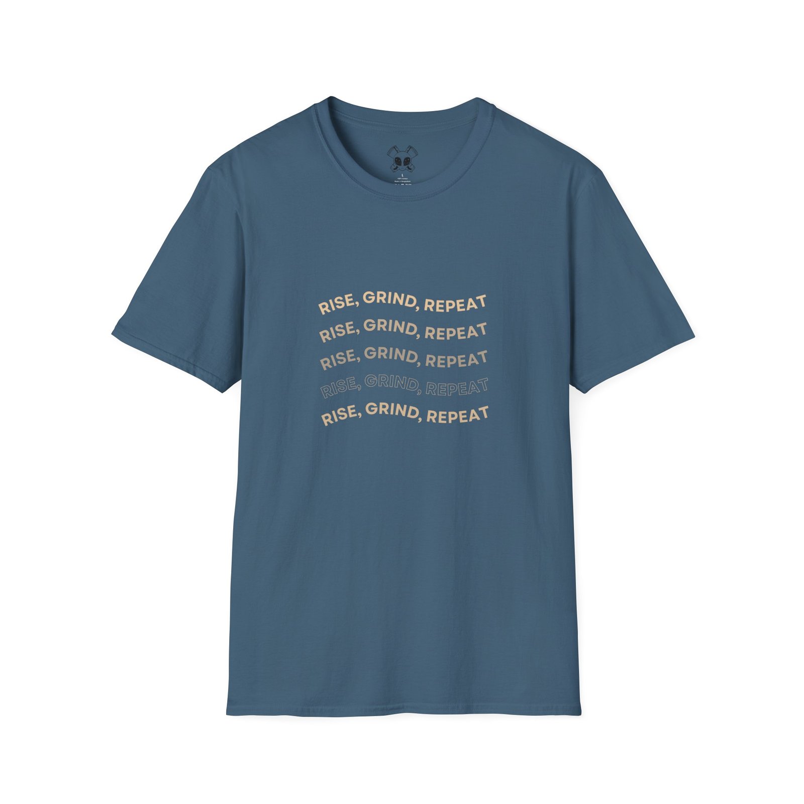 BODâ„¢ Rise, Grind, Repeat Unisex Softstyle T-Shirt. - Image 39