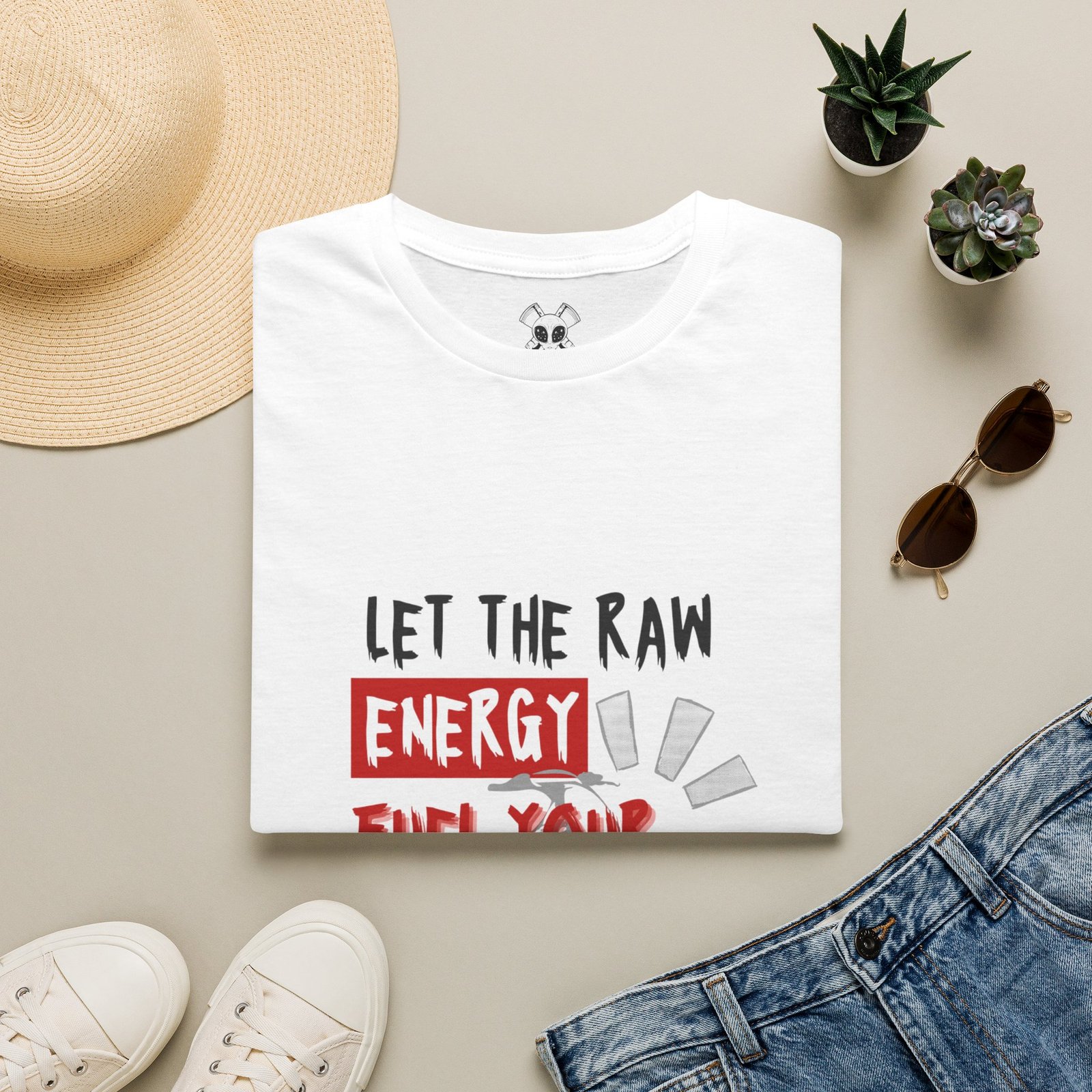 BODâ„¢ Raw Energy Unisex Softstyle T-Shirt - Image 2