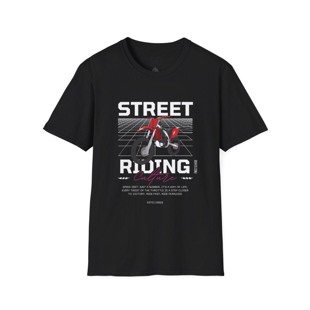BOD™ Street Riding Motard Unisex Softstyle T-Shirt.