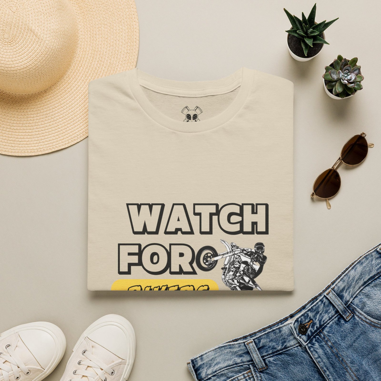 BODâ„¢ Watch For Bikers Unisex Softstyle T-Shirt - Image 5