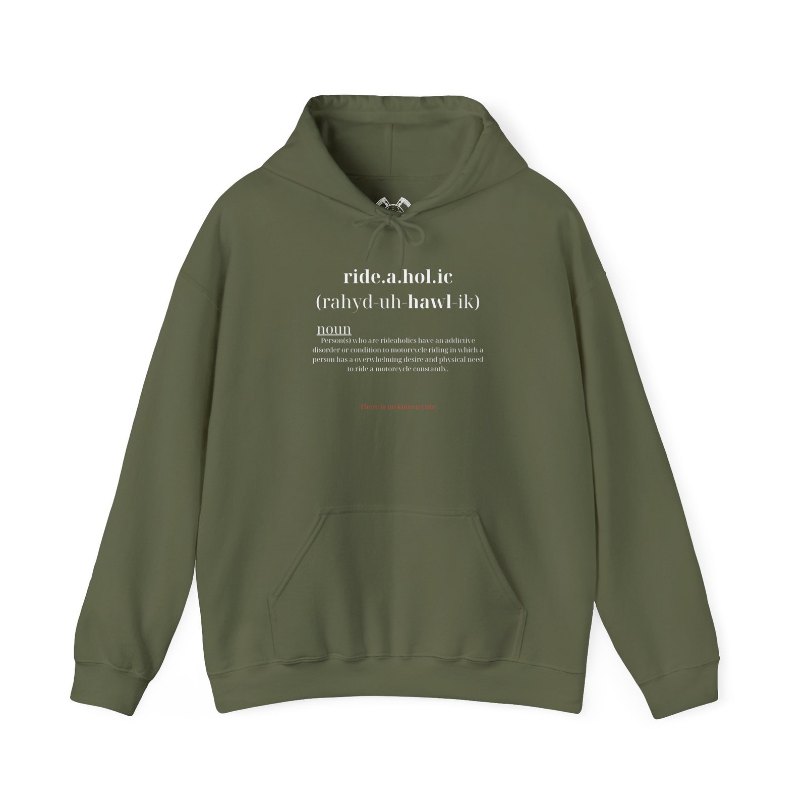 BODâ„¢ Ride-a-holic Unisex Heavy Blend Hoodie - Image 5