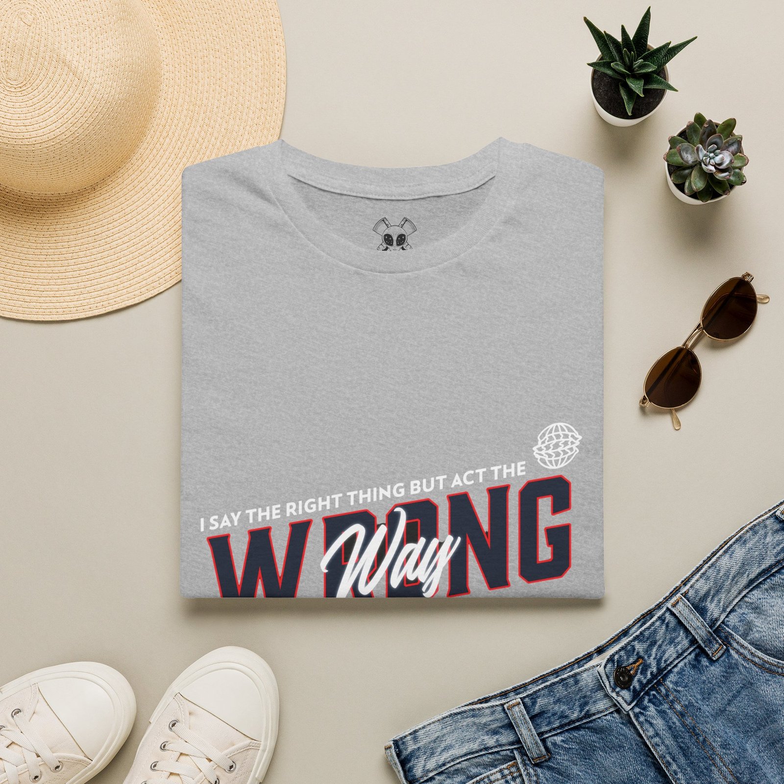 BODâ„¢ Act The Wrong Way Unisex Softstyle T-Shirt - Image 9