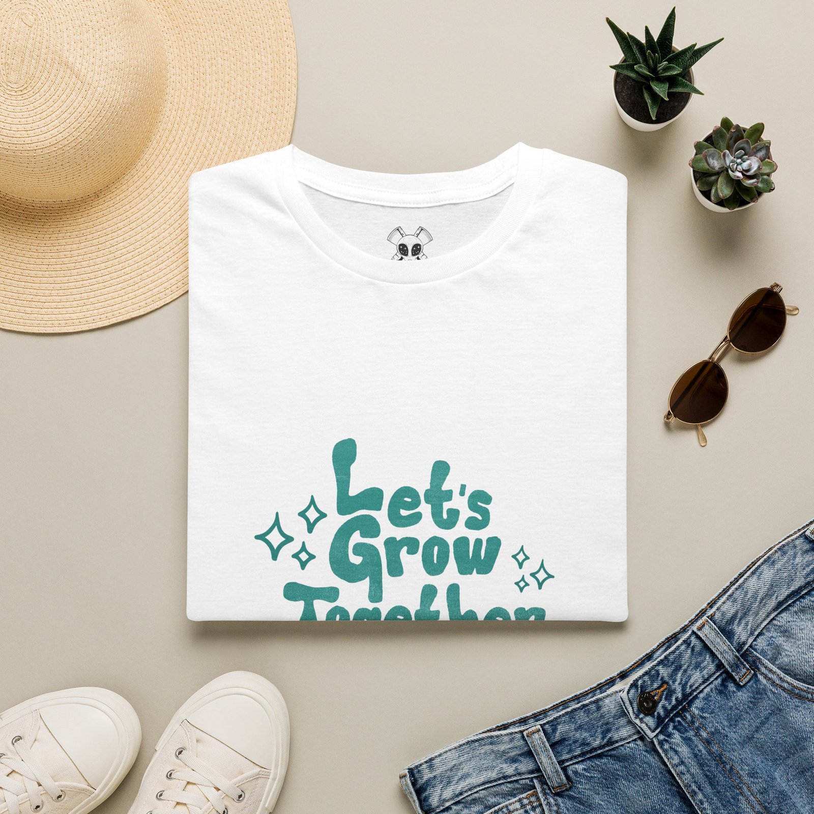 BODâ„¢ Let's Grow Together Unisex Softstyle T-Shirt. - Image 5