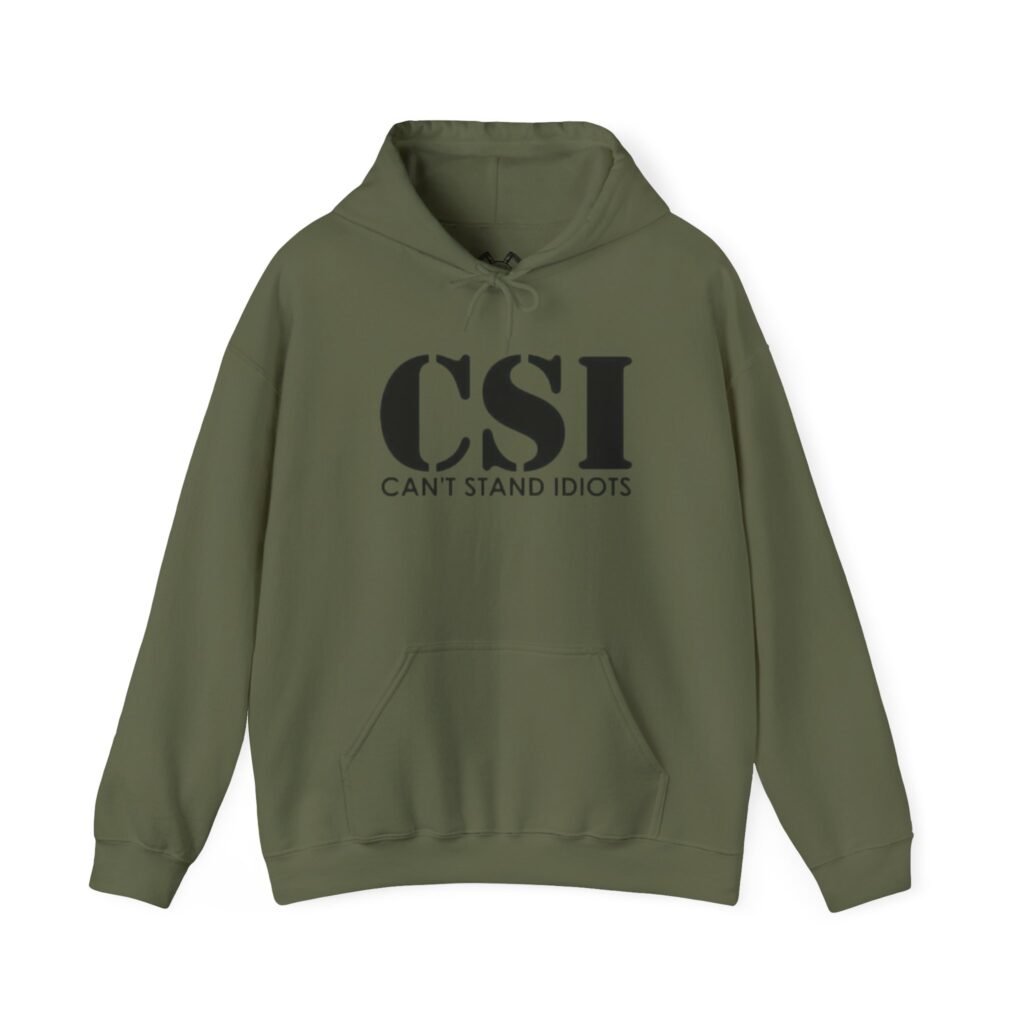 BOD™ Unisex Hoodie - 'Can't Stand Idiots'