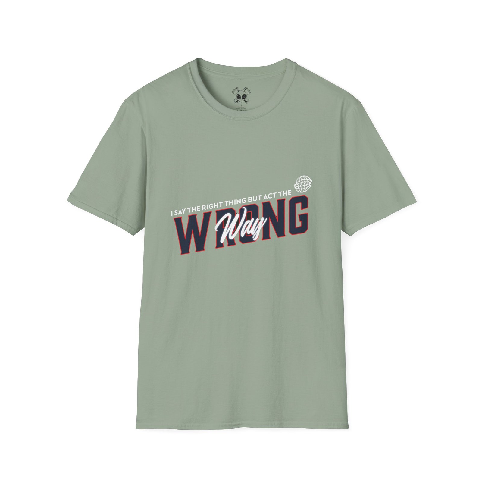 BODâ„¢ Act The Wrong Way Unisex Softstyle T-Shirt - Image 27