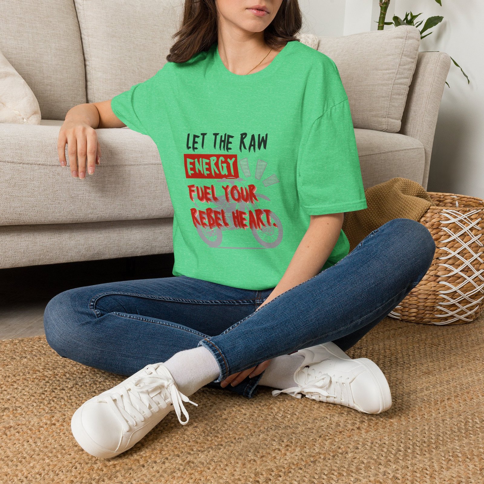 BODâ„¢ Raw Energy Unisex Softstyle T-Shirt - Image 10