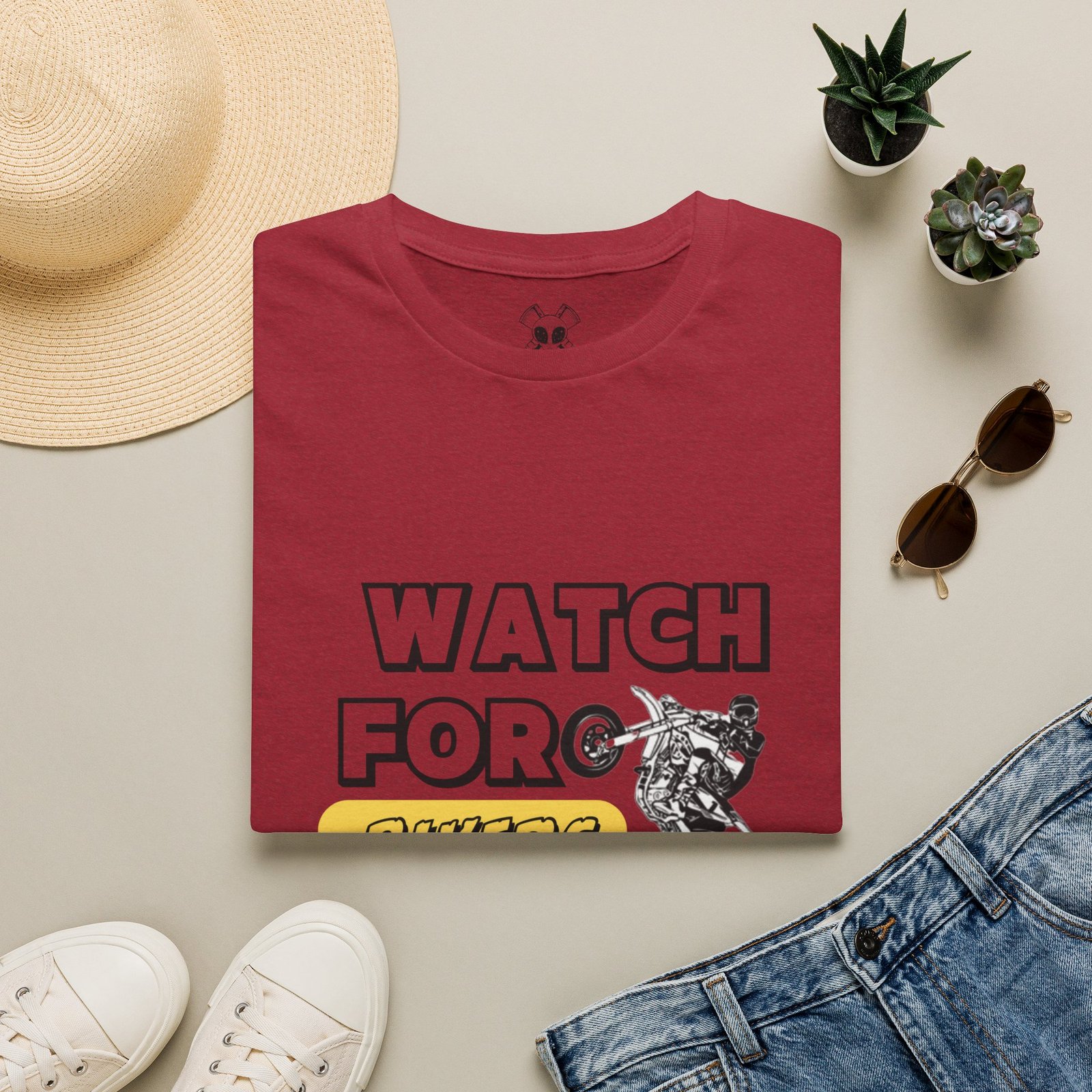 BODâ„¢ Watch For Bikers Unisex Softstyle T-Shirt - Image 29