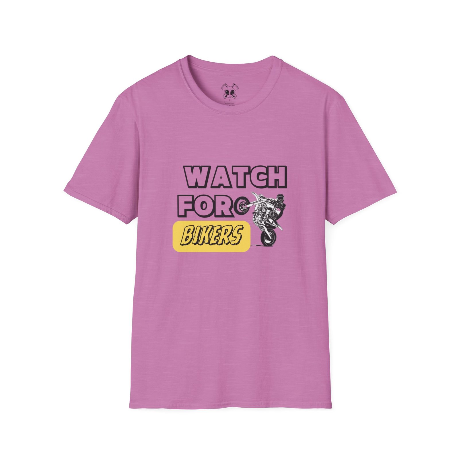 BODâ„¢ Watch For Bikers Unisex Softstyle T-Shirt - Image 23