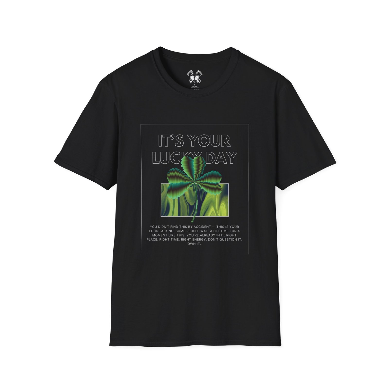 BODâ„¢ Your Lucky Day Unisex Softstyle T-Shirt. - Image 7