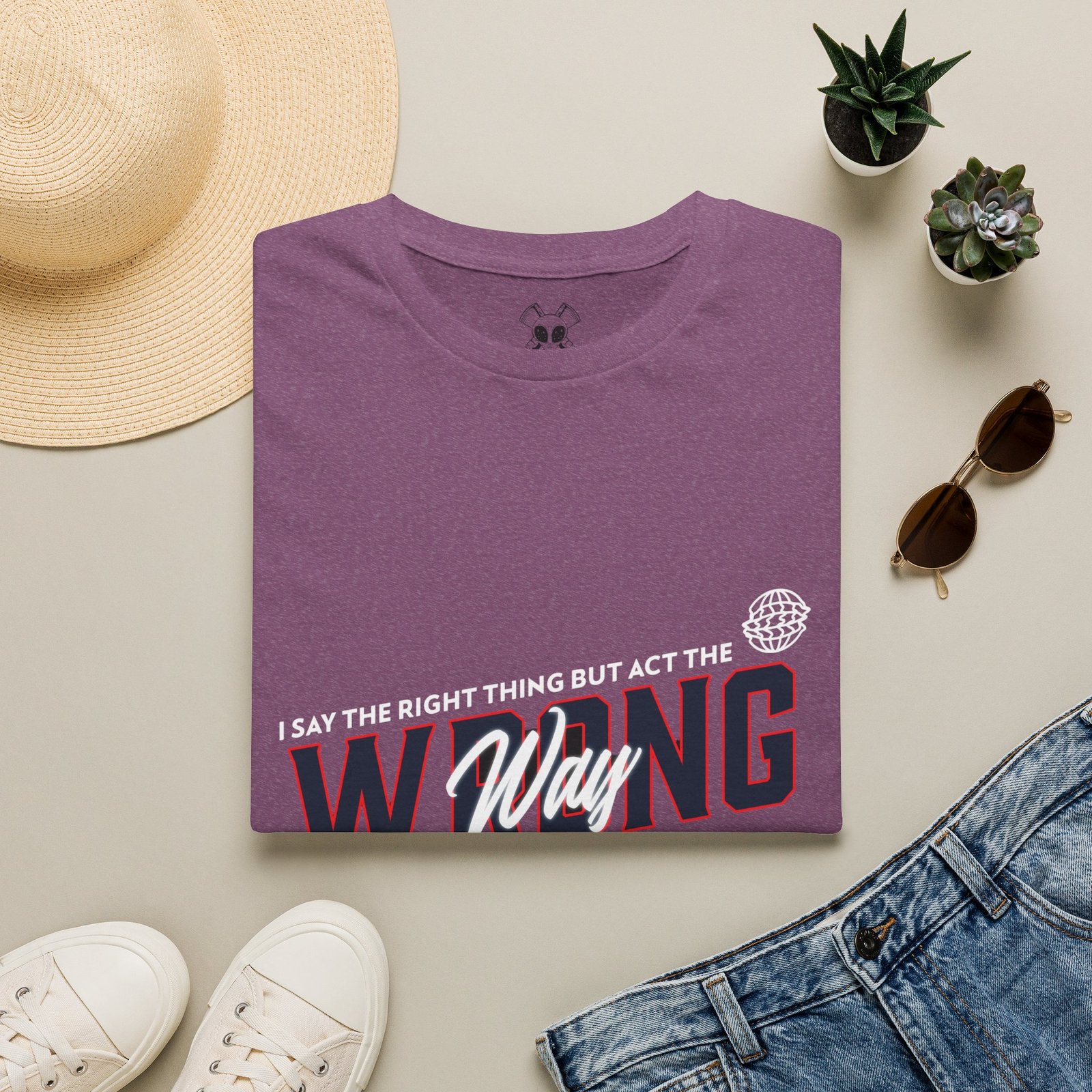BODâ„¢ Act The Wrong Way Unisex Softstyle T-Shirt - Image 53