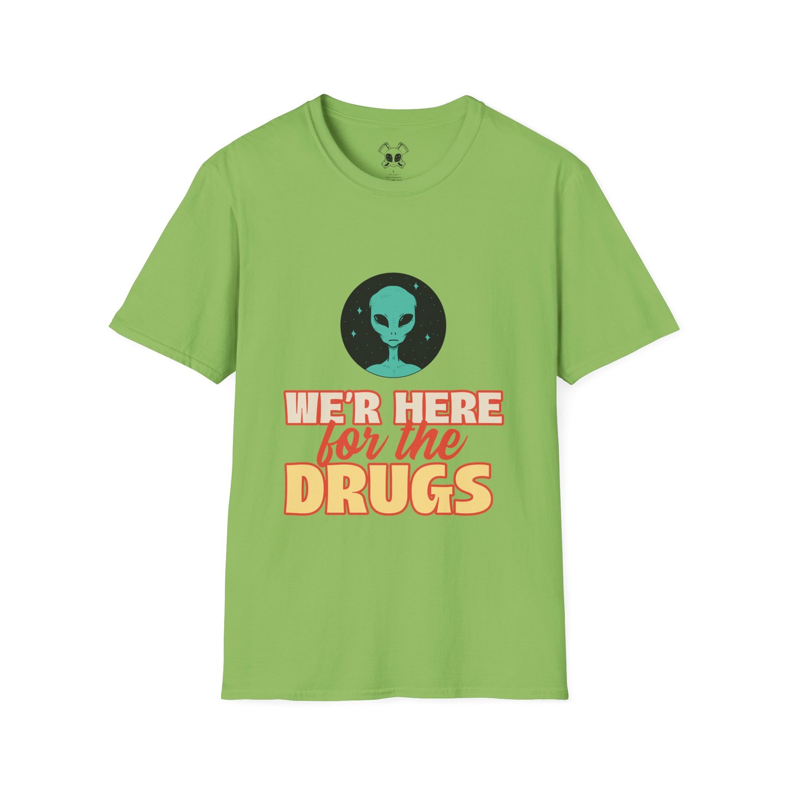 BODâ„¢ We Are Here For The D***S Unisex Softstyle T-Shirt - Image 39