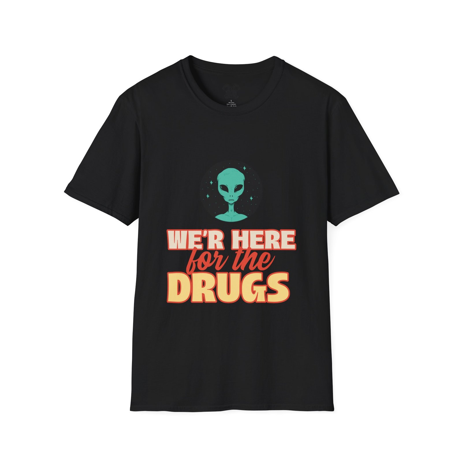 BODâ„¢ We Are Here For The D***S Unisex Softstyle T-Shirt - Image 11