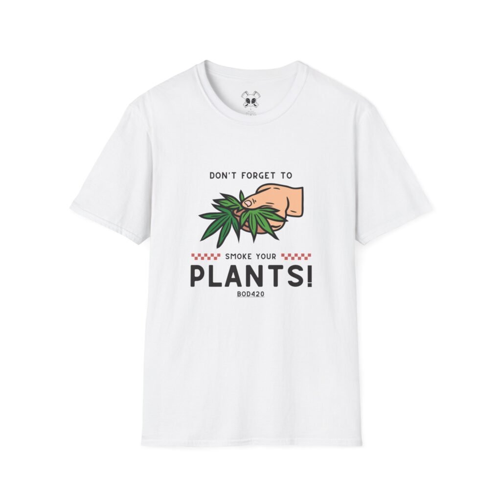 BOD™ Sm*ke Your Plants Unisex Softstyle T-Shirt.