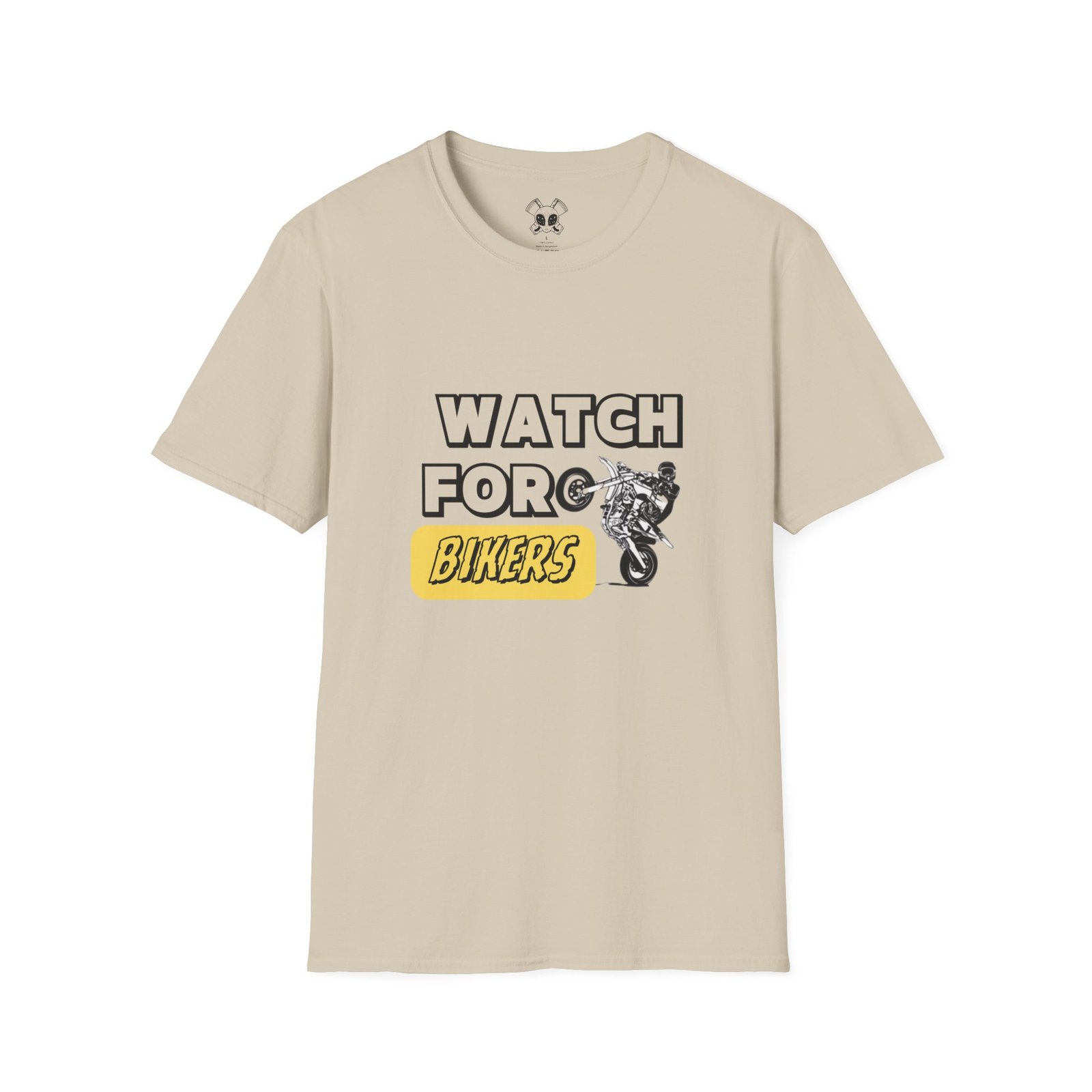 BODâ„¢ Watch For Bikers Unisex Softstyle T-Shirt - Image 7