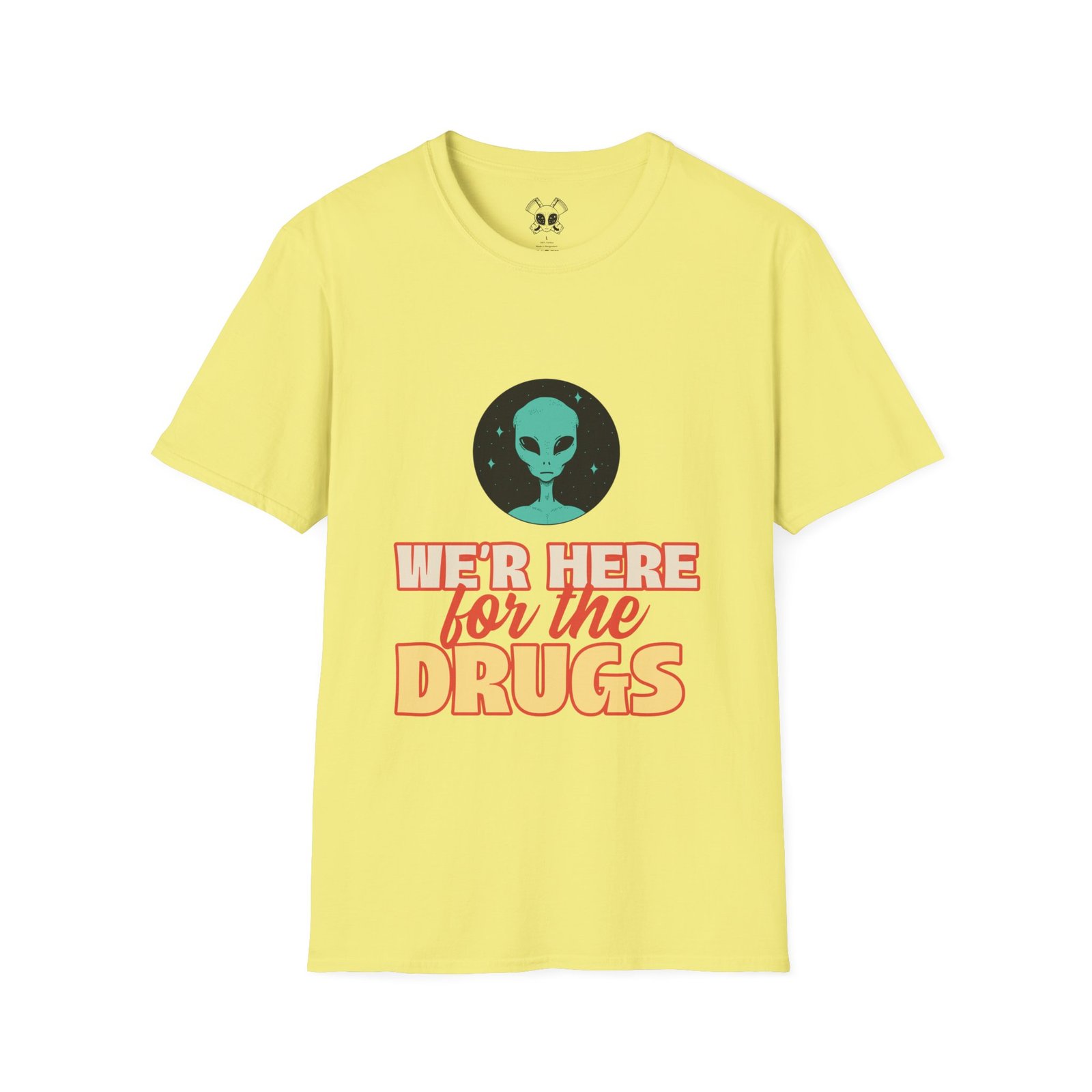 BODâ„¢ We Are Here For The D***S Unisex Softstyle T-Shirt - Image 31