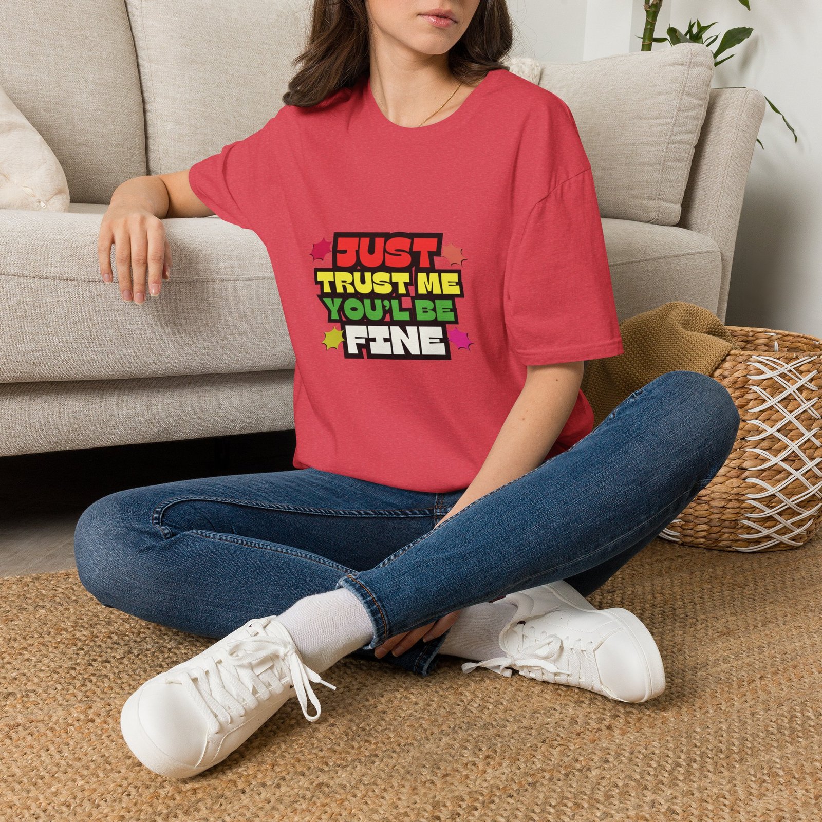 BODâ„¢ Just Trust Me Unisex Softstyle T-Shirt. - Image 62