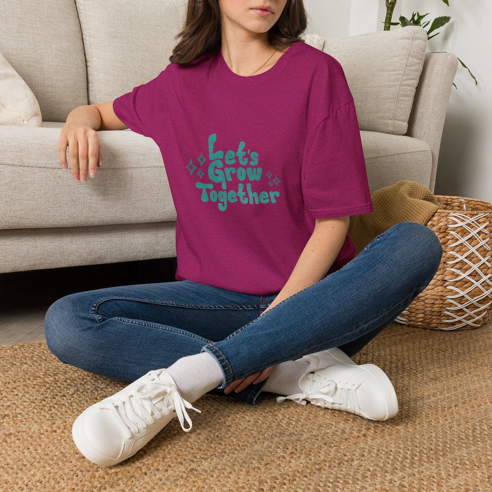 BODâ„¢ Let's Grow Together Unisex Softstyle T-Shirt. - Image 22