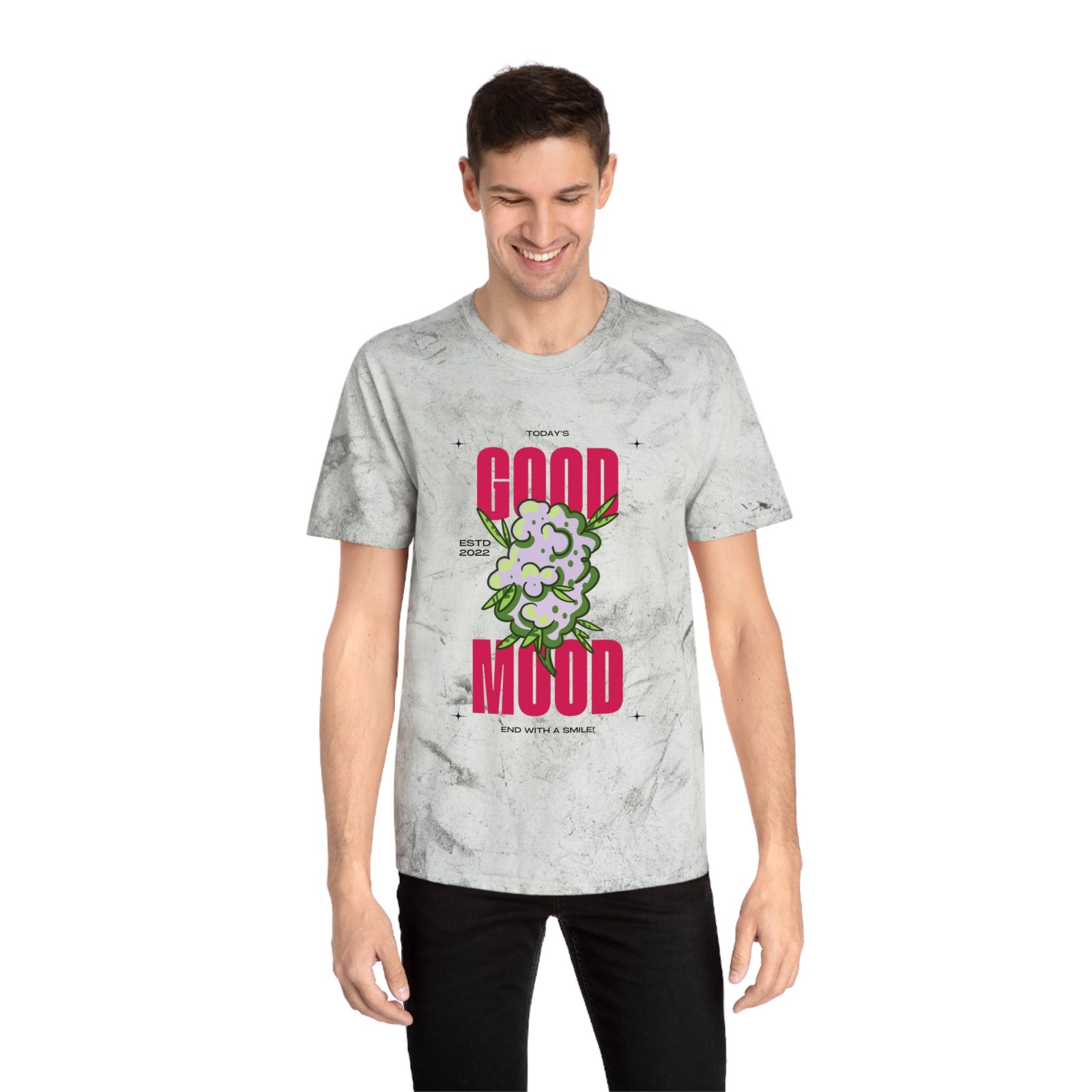 BODâ„¢ Good Mood Unisex Color Blast T-Shirt. - Image 11
