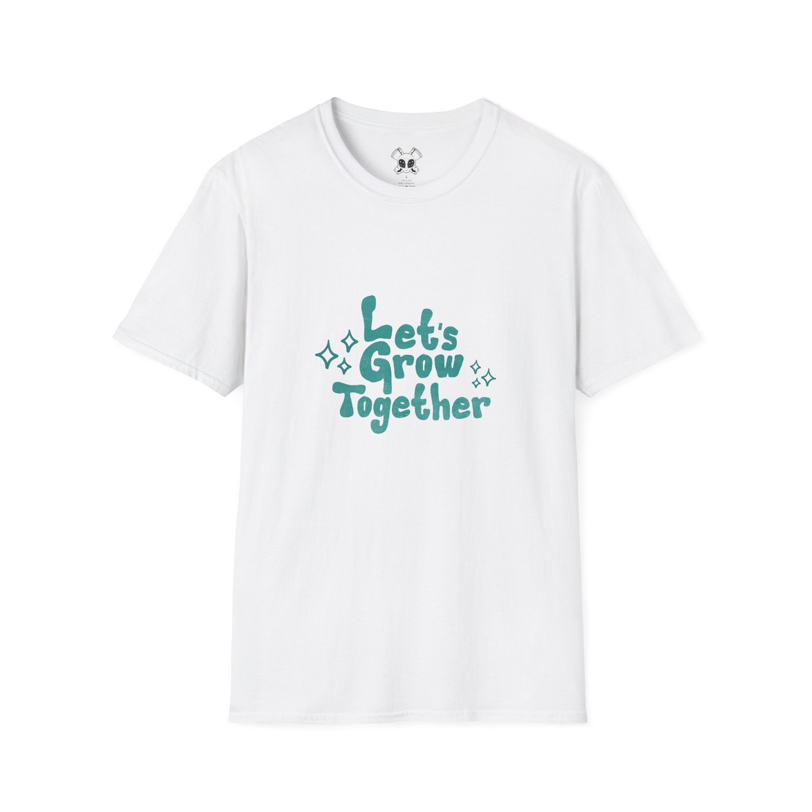 BODâ„¢ Let's Grow Together Unisex Softstyle T-Shirt. - Image 7
