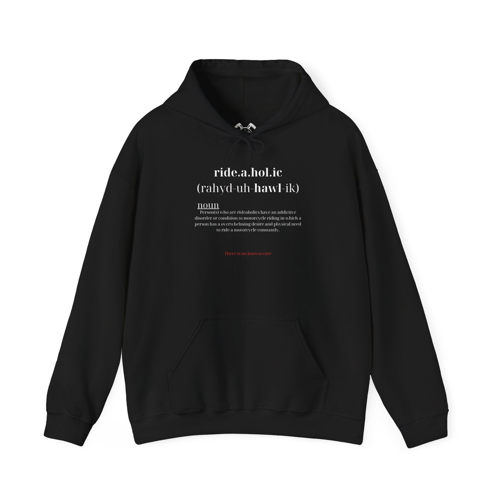 BODâ„¢ Ride-a-holic Unisex Heavy Blend Hoodie - Image 2