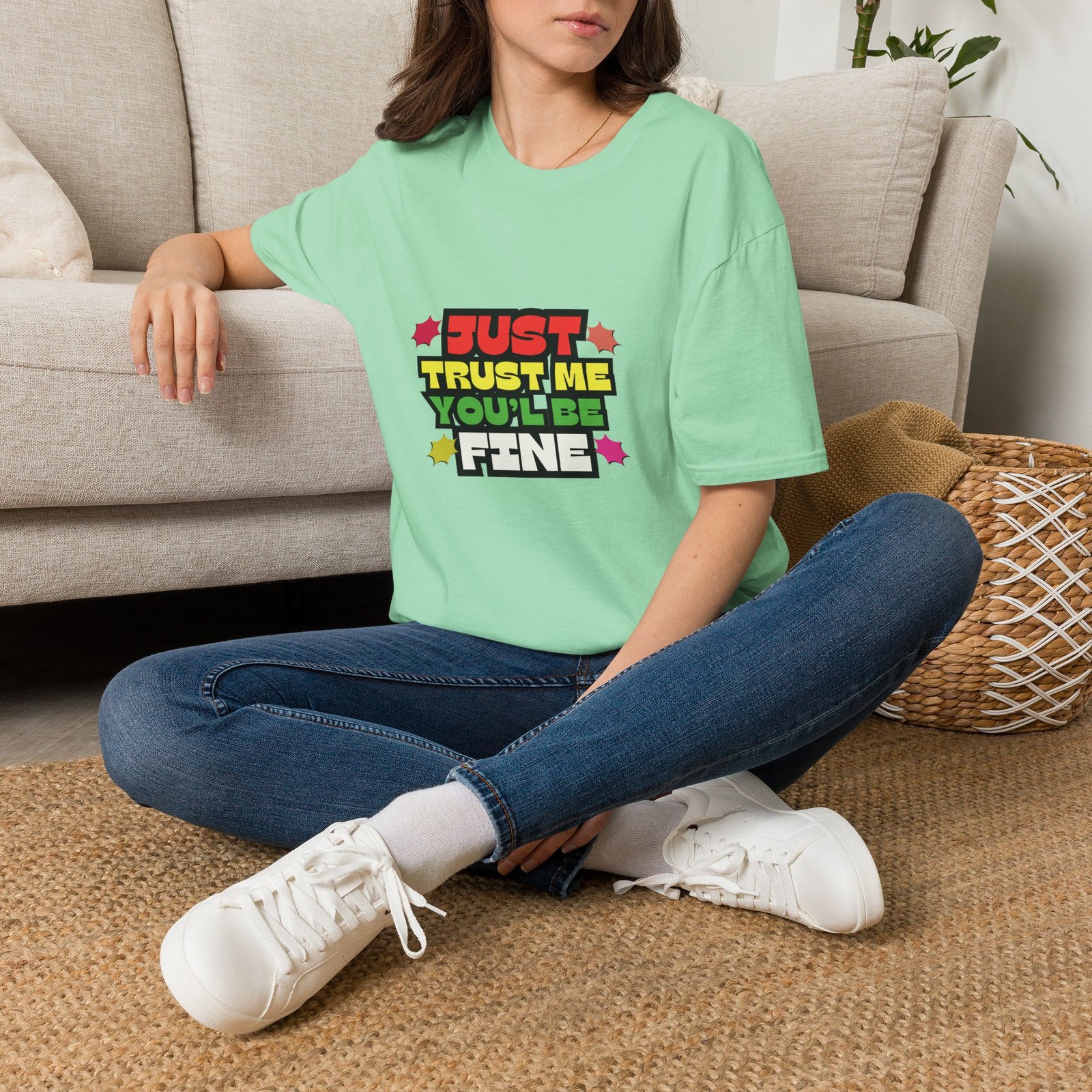 BODâ„¢ Just Trust Me Unisex Softstyle T-Shirt. - Image 30