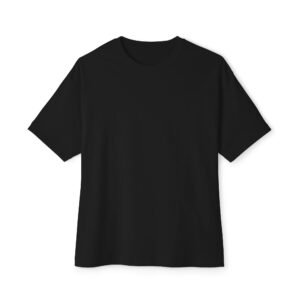 Rolling Boxy Tee — 'I'm Not Rich But I Live Like a Millionaire' Graphic Tee (Back Print)