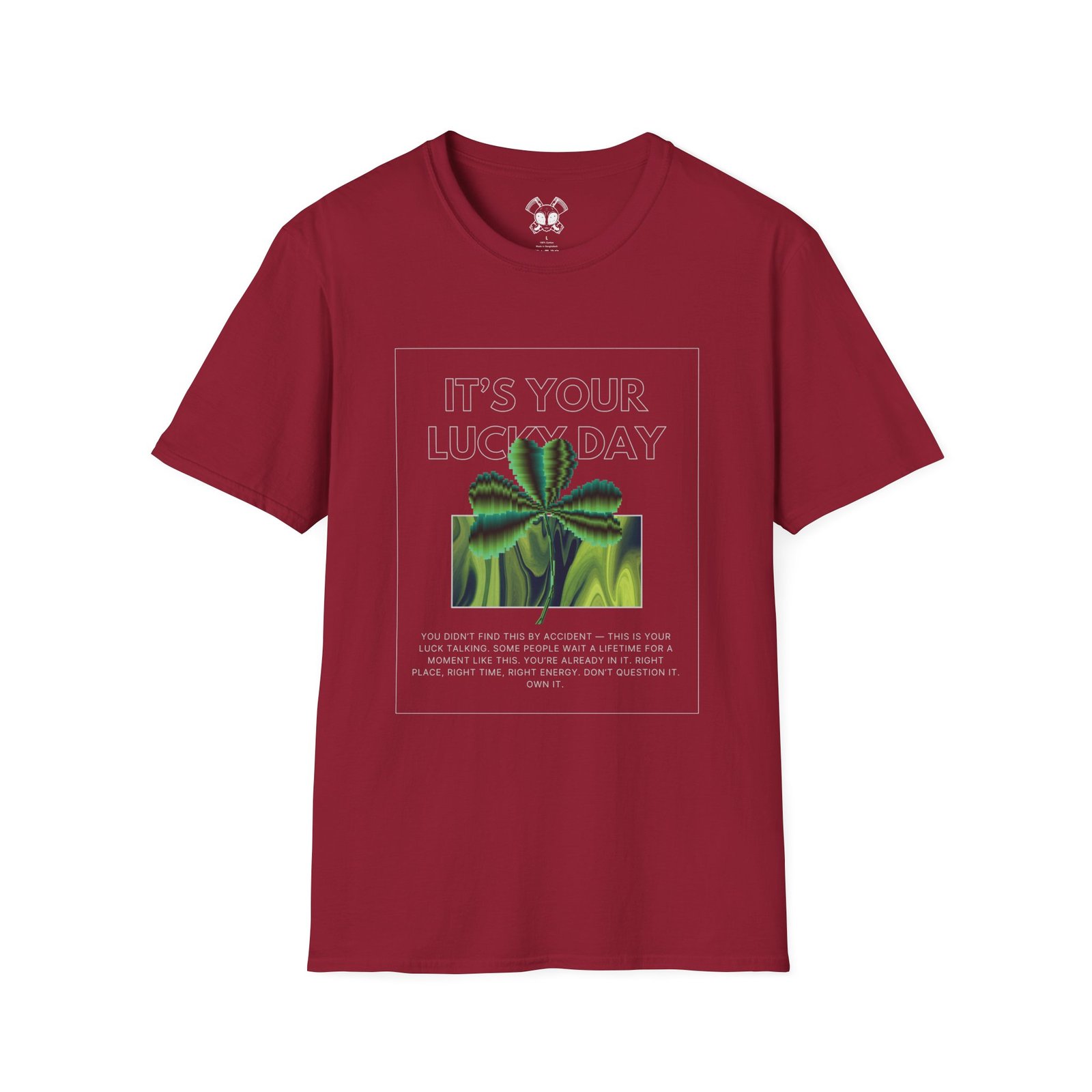 BODâ„¢ Your Lucky Day Unisex Softstyle T-Shirt. - Image 59
