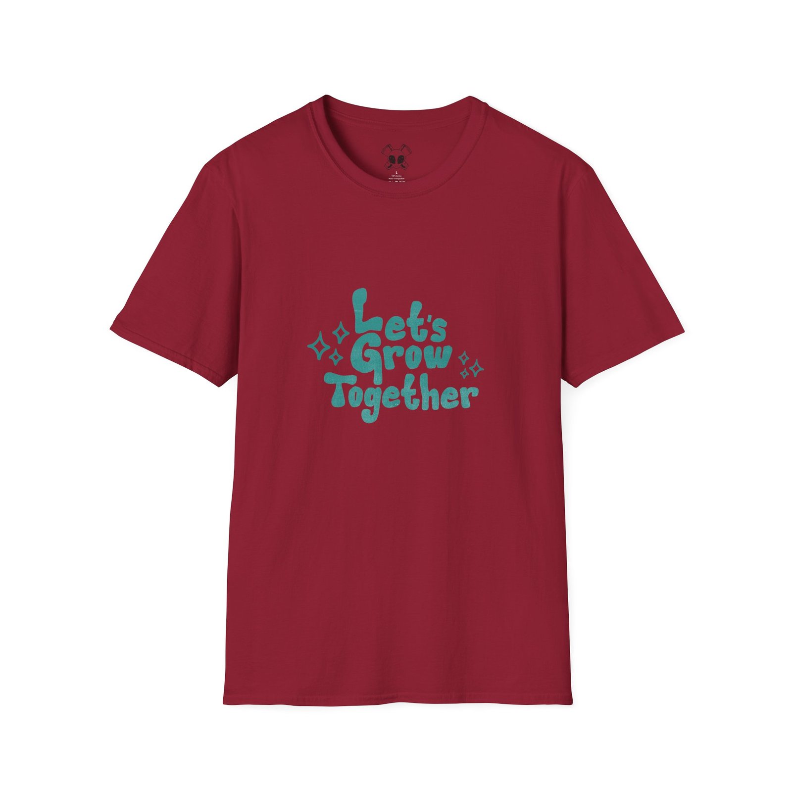 BODâ„¢ Let's Grow Together Unisex Softstyle T-Shirt. - Image 35