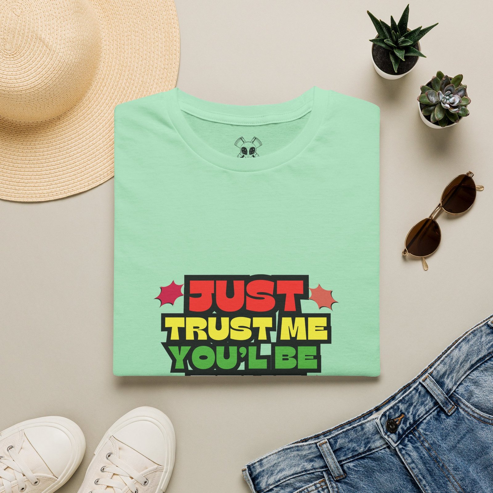 BODâ„¢ Just Trust Me Unisex Softstyle T-Shirt. - Image 29