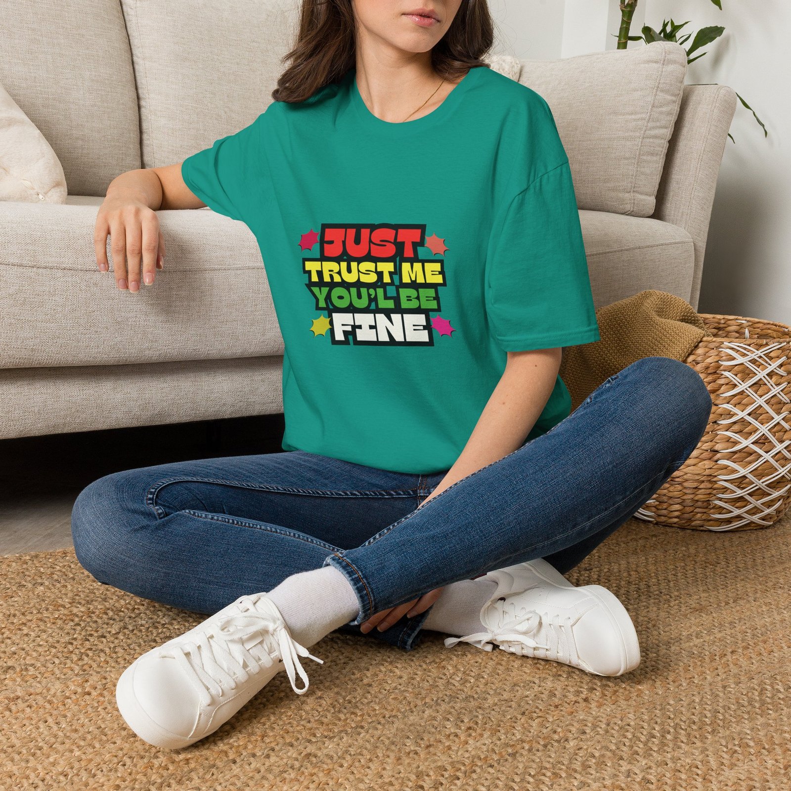 BODâ„¢ Just Trust Me Unisex Softstyle T-Shirt. - Image 42