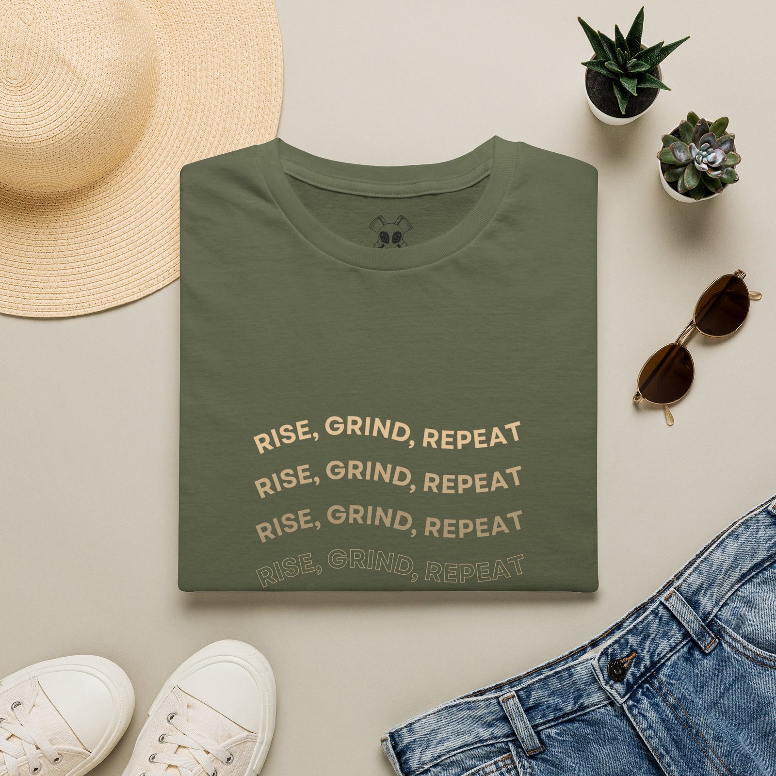 BODâ„¢ Rise, Grind, Repeat Unisex Softstyle T-Shirt. - Image 21