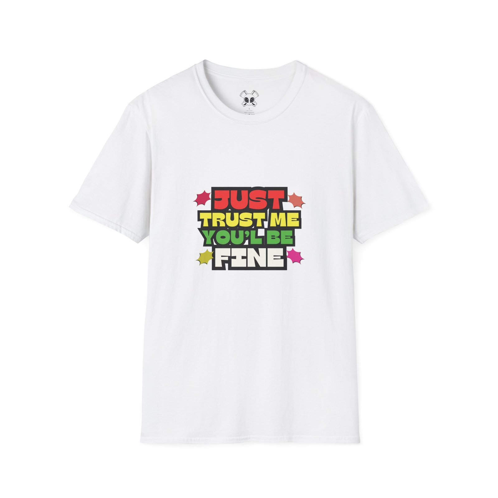 BODâ„¢ Just Trust Me Unisex Softstyle T-Shirt. - Image 7