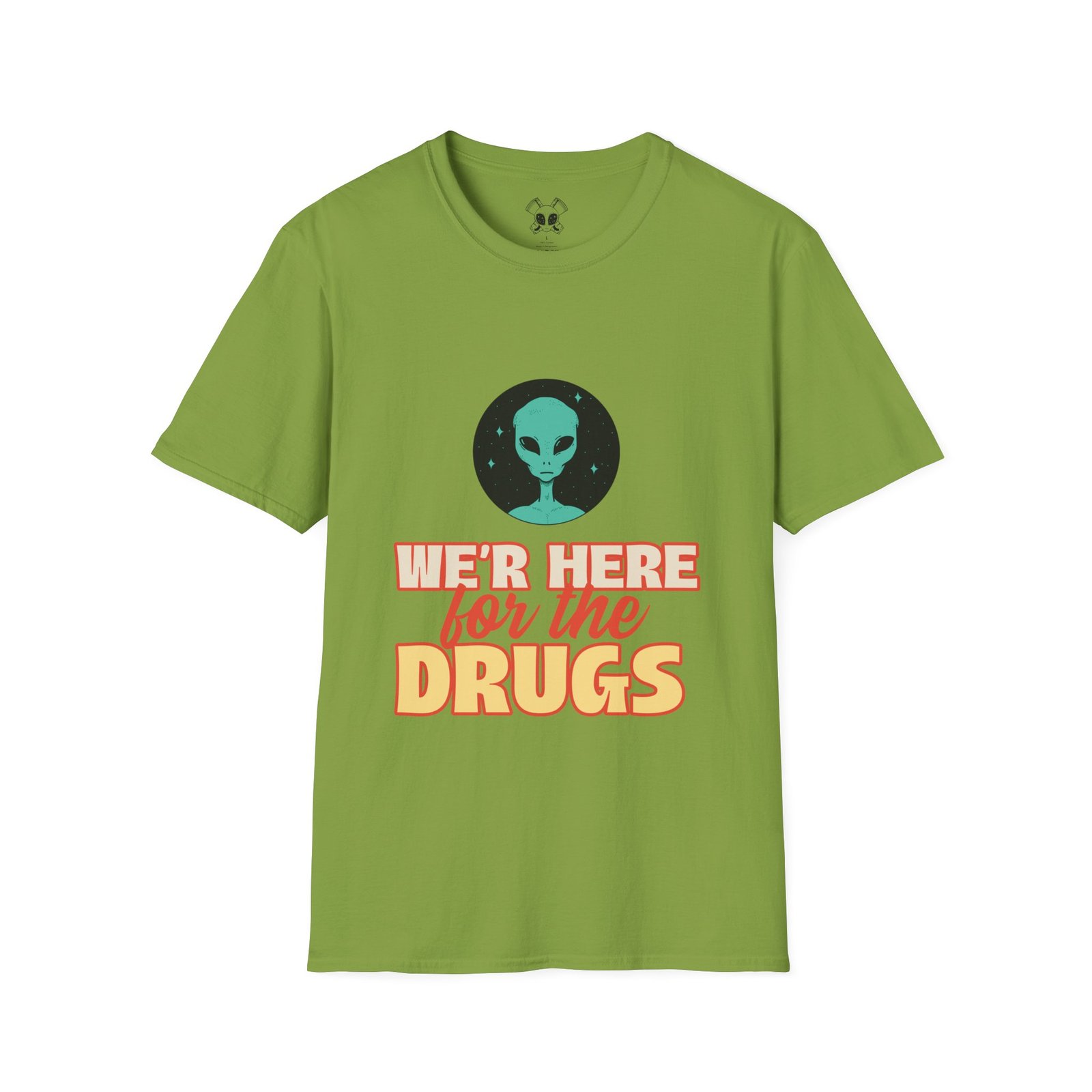 BODâ„¢ We Are Here For The D***S Unisex Softstyle T-Shirt - Image 43