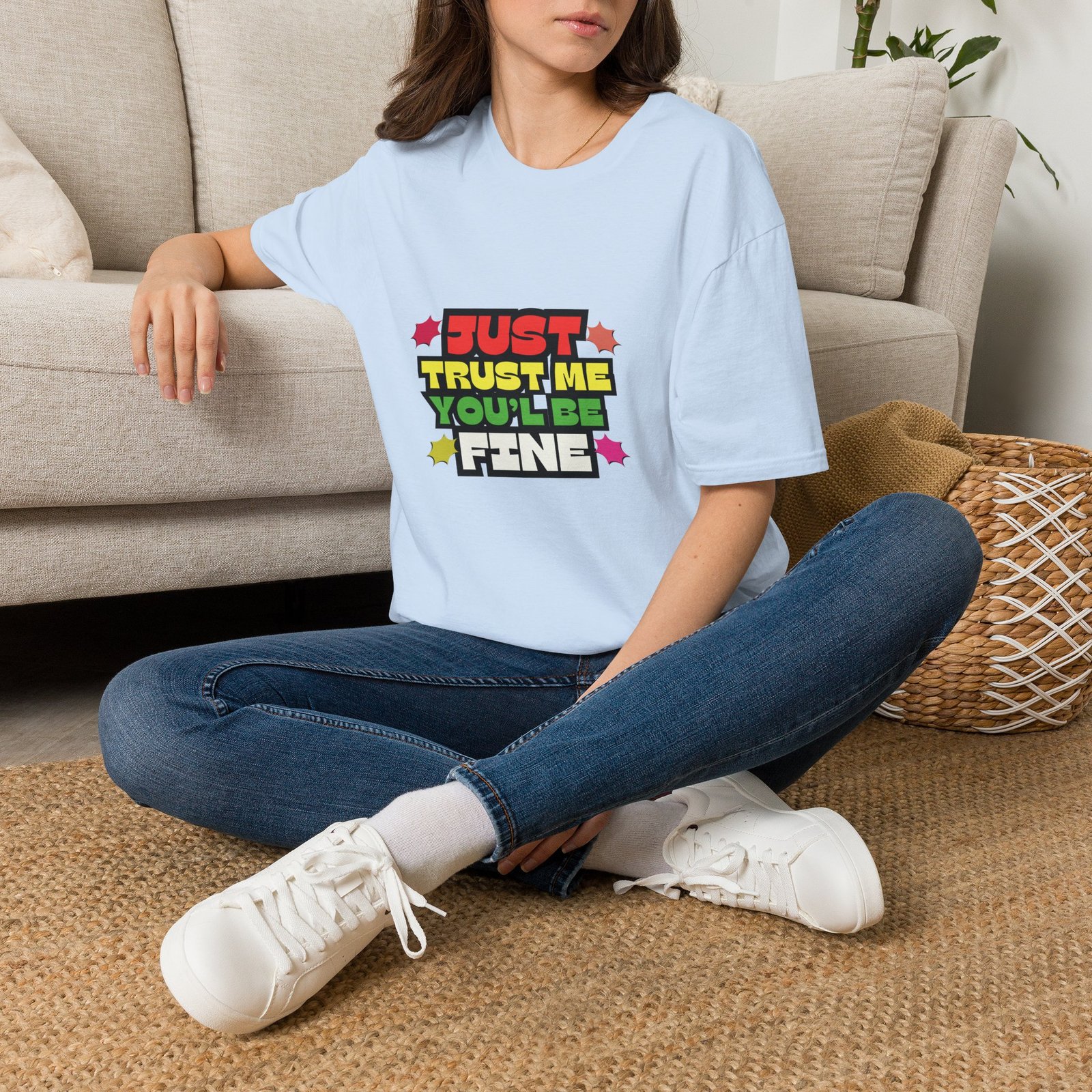 BODâ„¢ Just Trust Me Unisex Softstyle T-Shirt. - Image 46