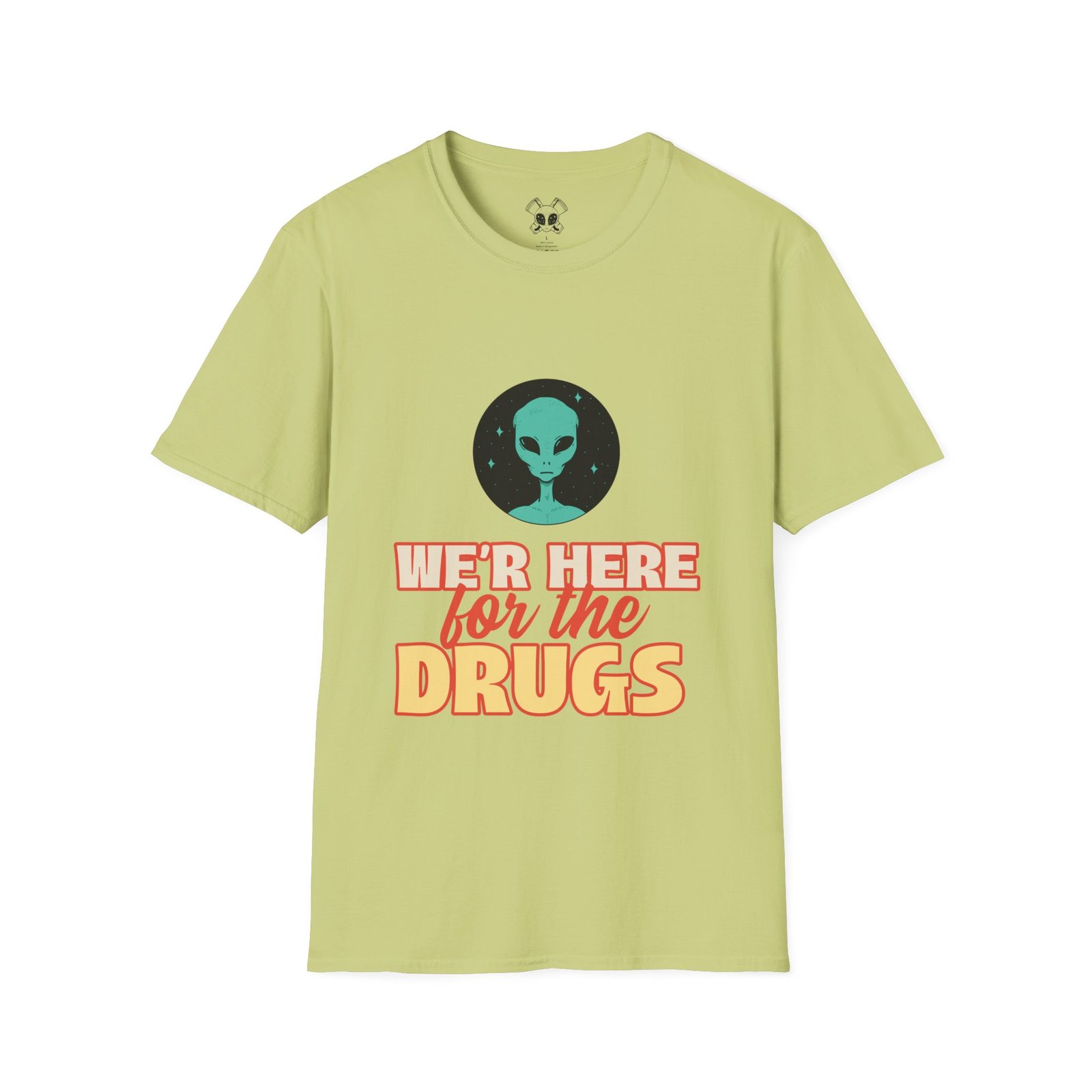 BODâ„¢ We Are Here For The D***S Unisex Softstyle T-Shirt - Image 35