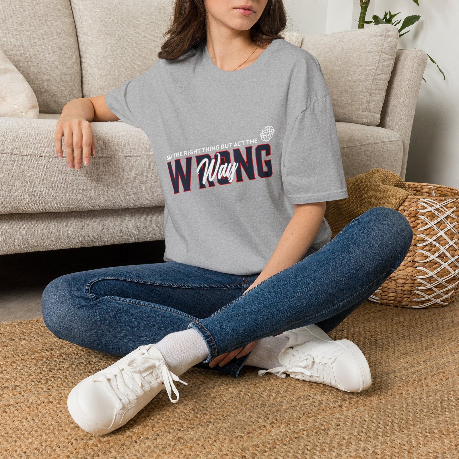 BODâ„¢ Act The Wrong Way Unisex Softstyle T-Shirt - Image 10