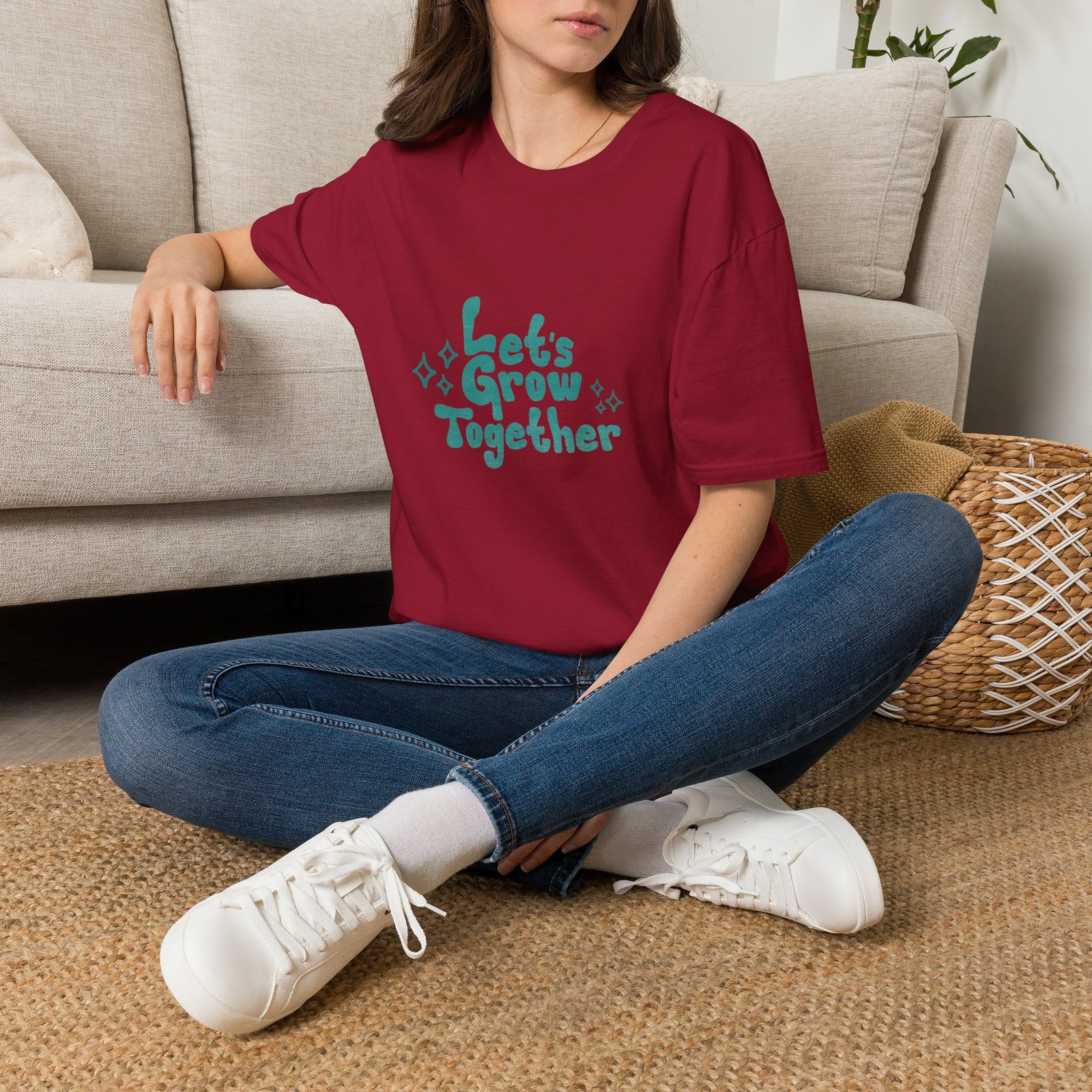 BODâ„¢ Let's Grow Together Unisex Softstyle T-Shirt. - Image 34