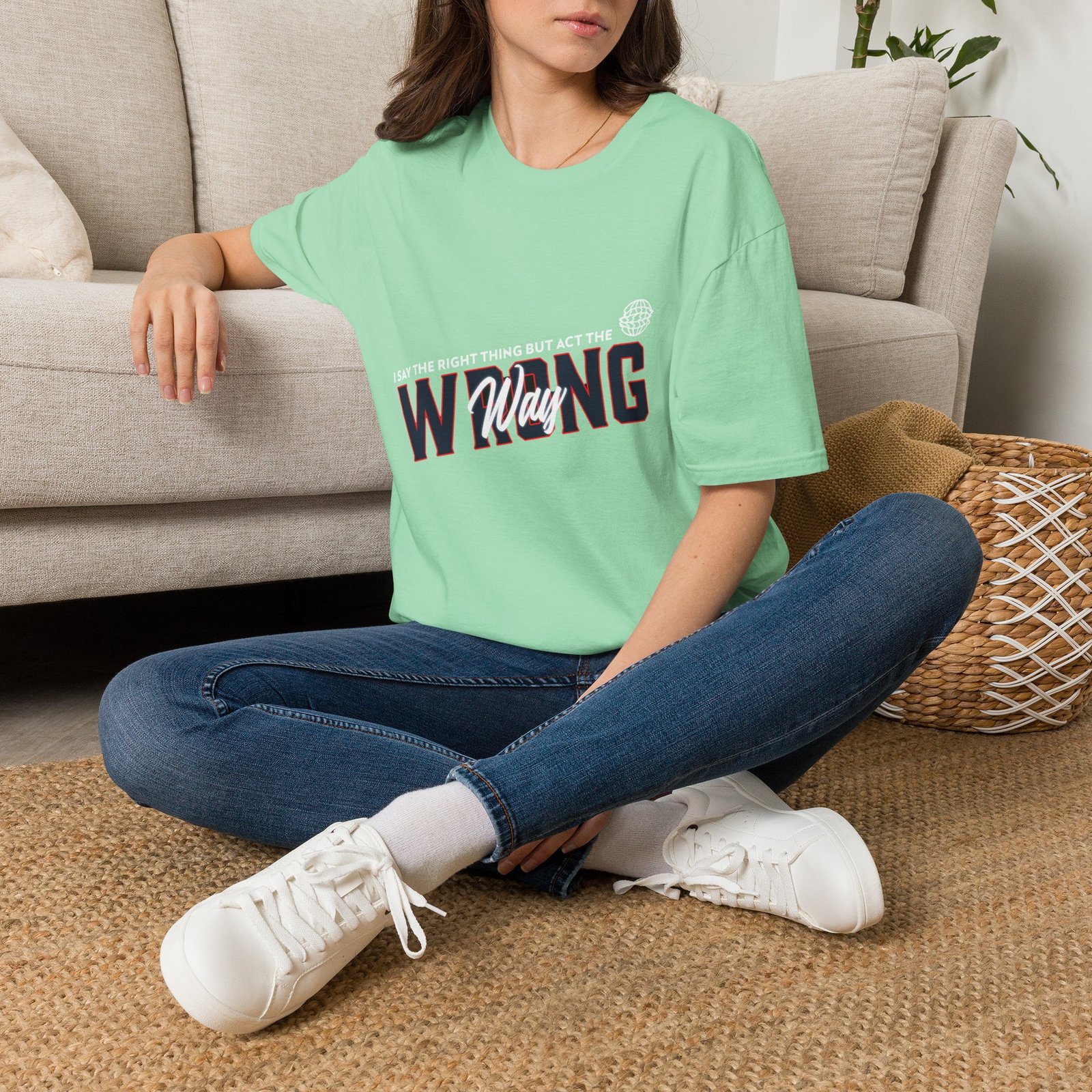 BODâ„¢ Act The Wrong Way Unisex Softstyle T-Shirt - Image 30