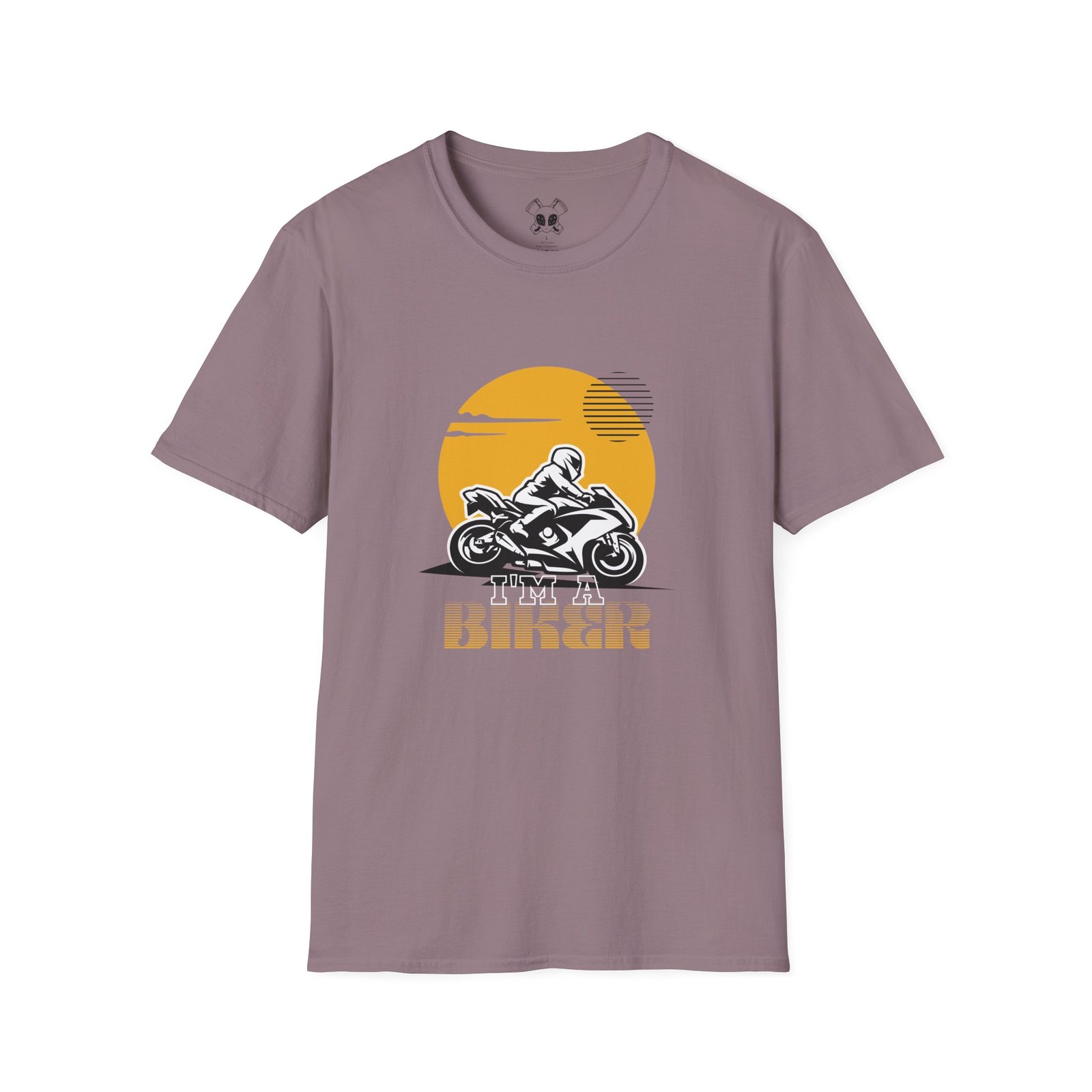 BODâ„¢ I'm A Biker Unisex Softstyle T-Shirt. - Image 55