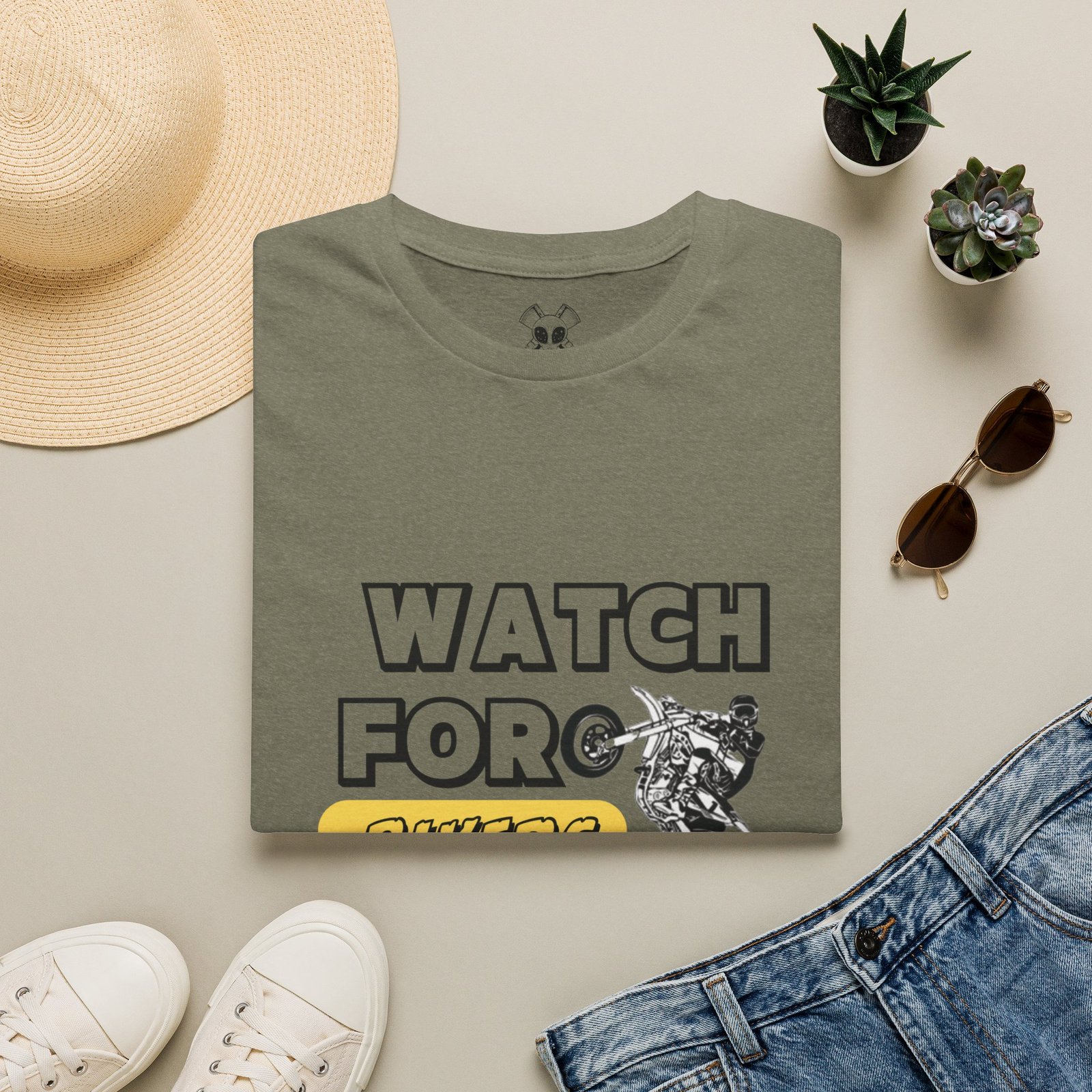 BODâ„¢ Watch For Bikers Unisex Softstyle T-Shirt - Image 9