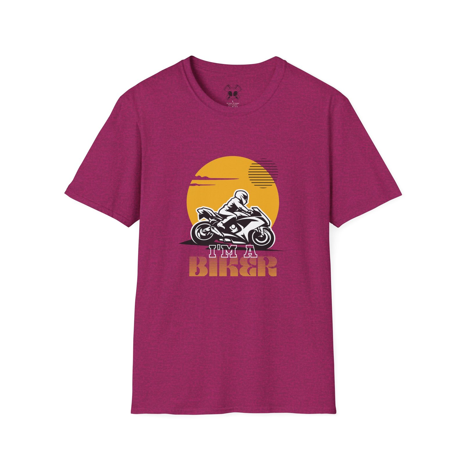 BODâ„¢ I'm A Biker Unisex Softstyle T-Shirt. - Image 15