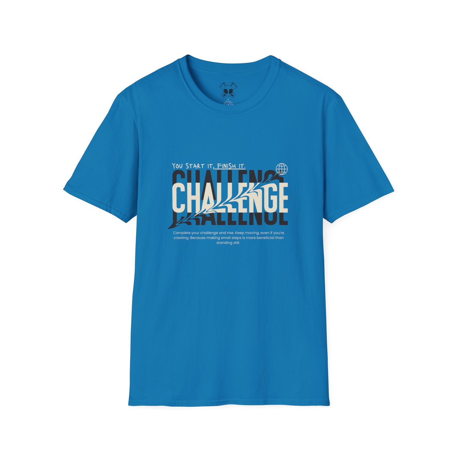 BODâ„¢ You Start It, Finish It Unisex Softstyle T-Shirt. - Image 31