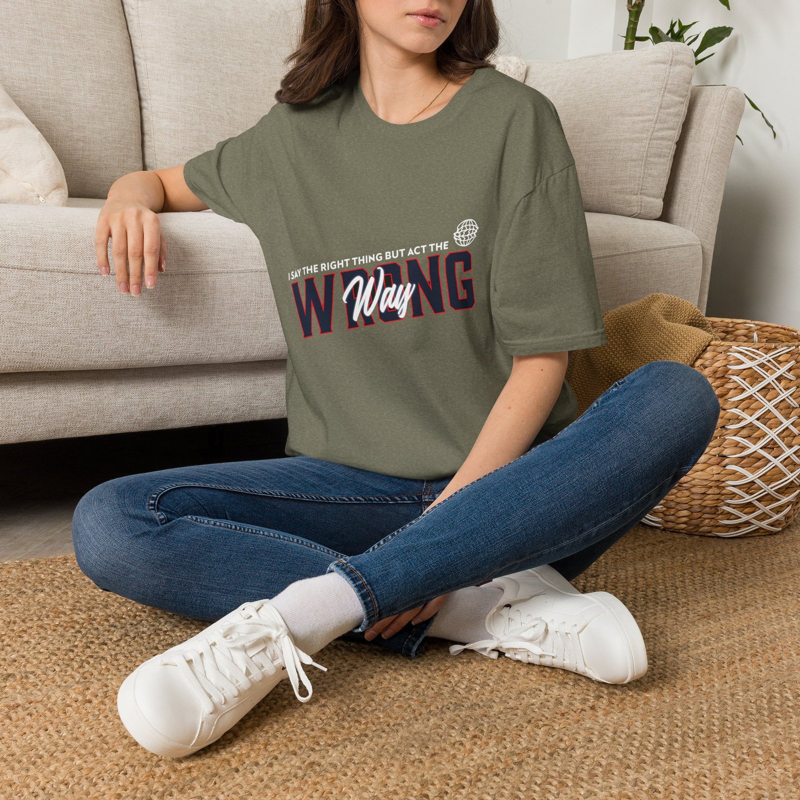 BODâ„¢ Act The Wrong Way Unisex Softstyle T-Shirt - Image 18