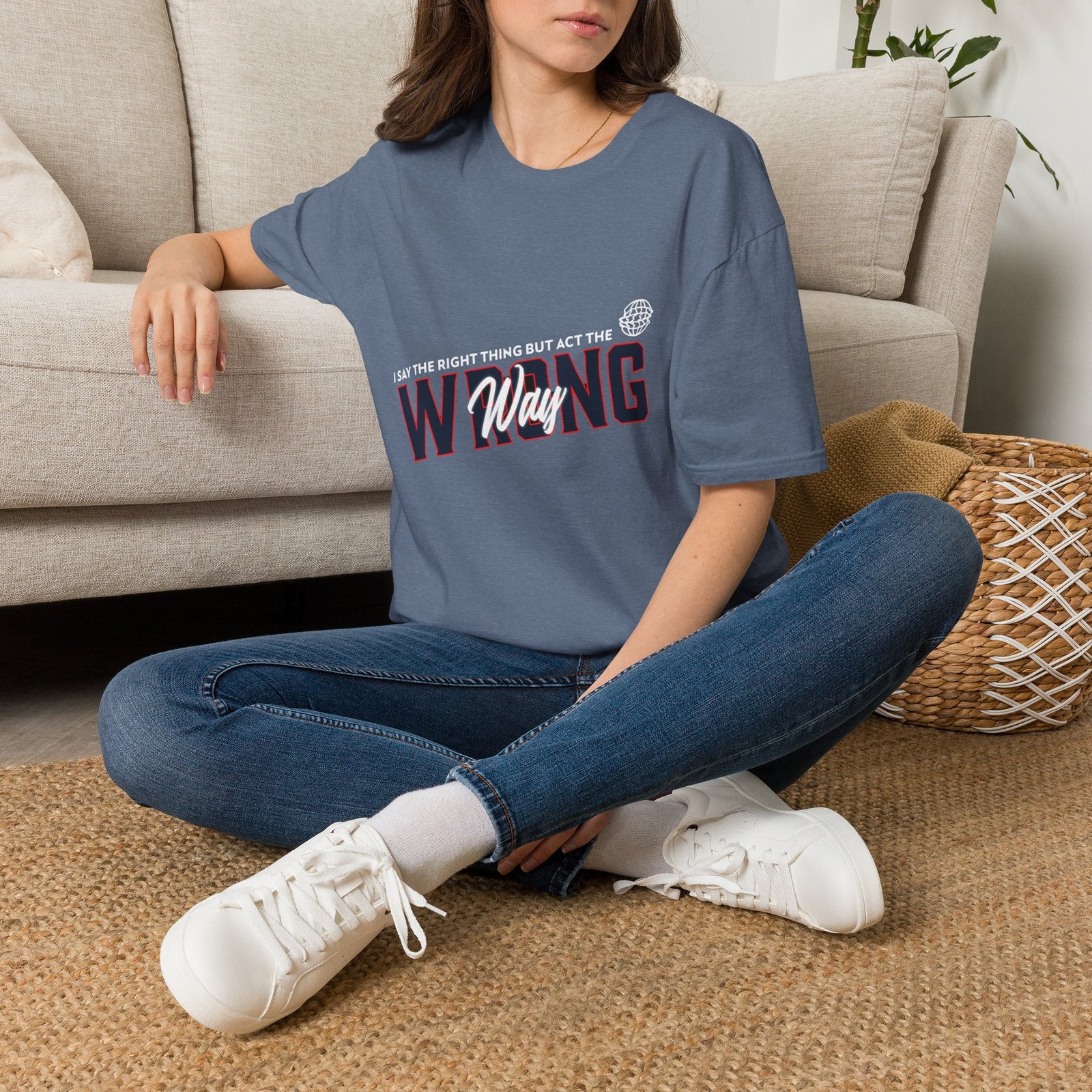 BODâ„¢ Act The Wrong Way Unisex Softstyle T-Shirt - Image 42