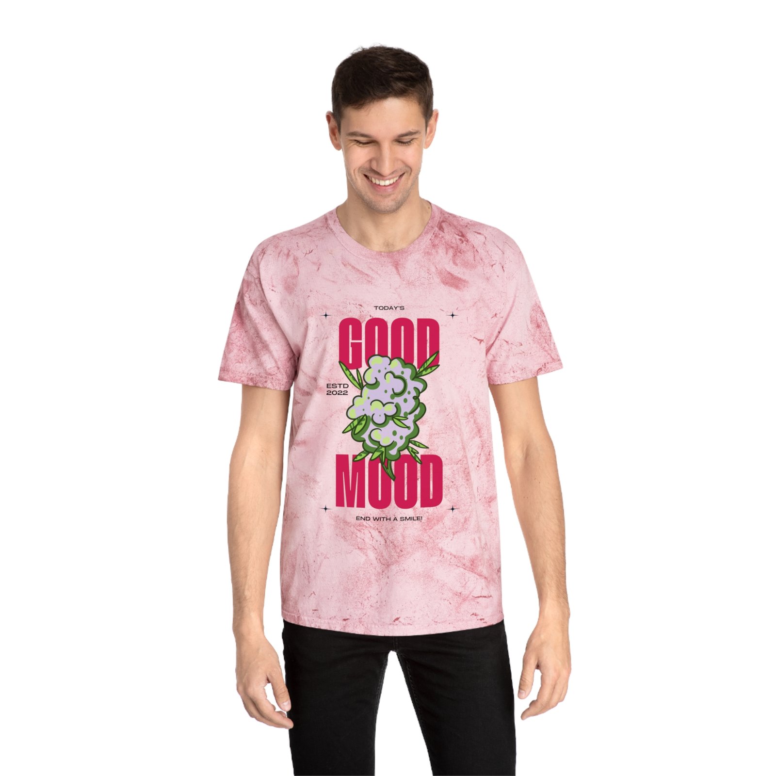 BODâ„¢ Good Mood Unisex Color Blast T-Shirt. - Image 23