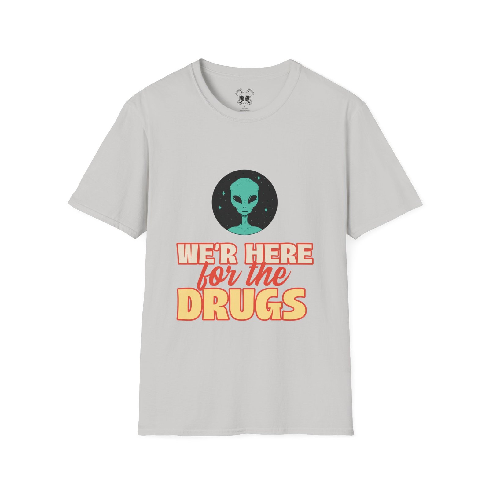 BODâ„¢ We Are Here For The D***S Unisex Softstyle T-Shirt - Image 19