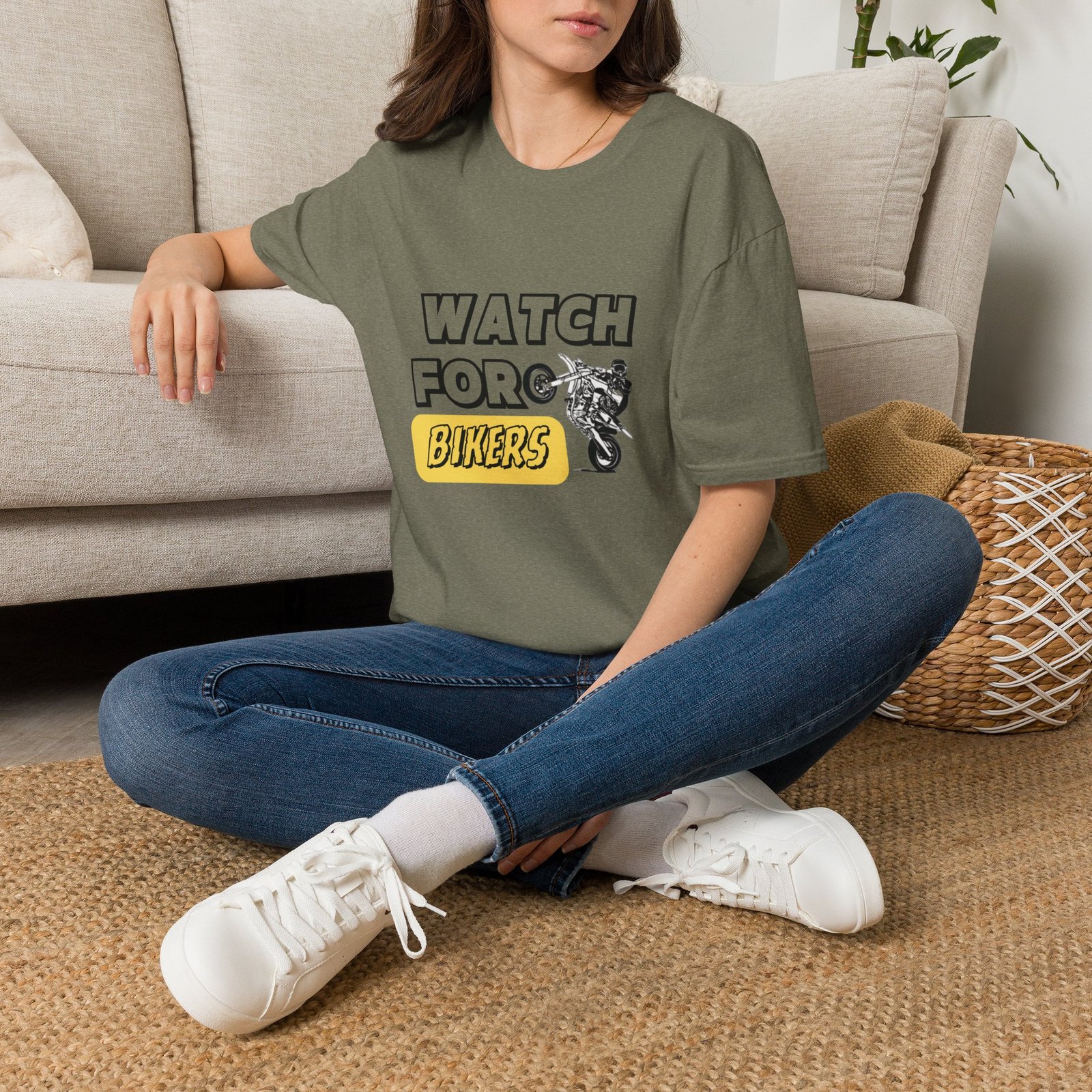 BODâ„¢ Watch For Bikers Unisex Softstyle T-Shirt - Image 10