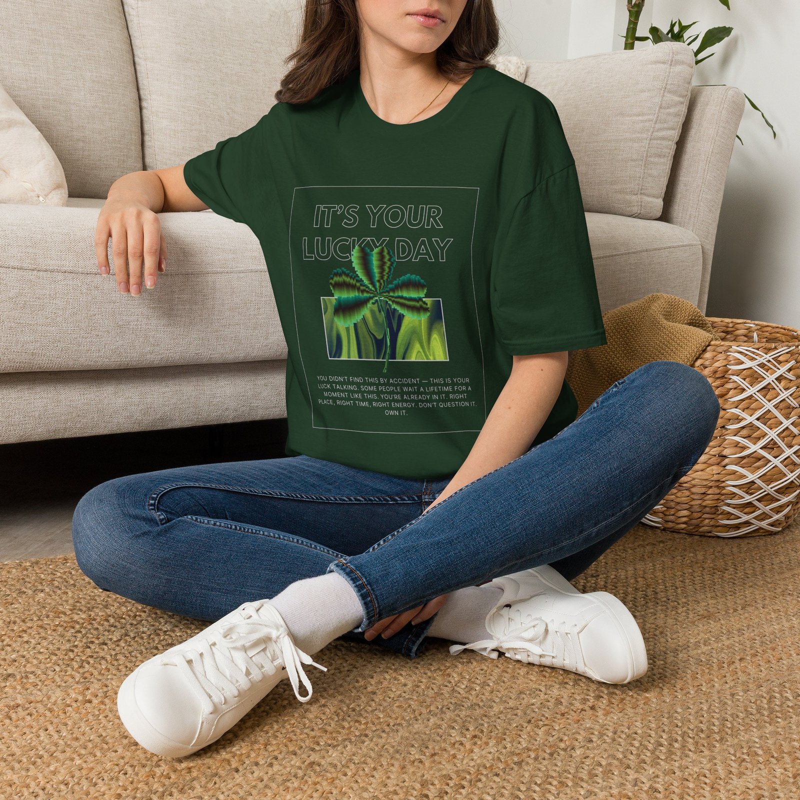 BODâ„¢ Your Lucky Day Unisex Softstyle T-Shirt. - Image 3