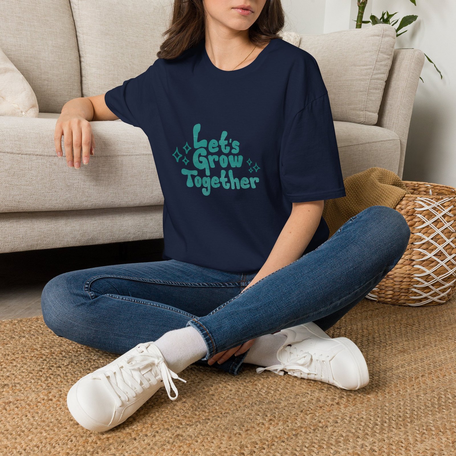 BODâ„¢ Let's Grow Together Unisex Softstyle T-Shirt. - Image 26