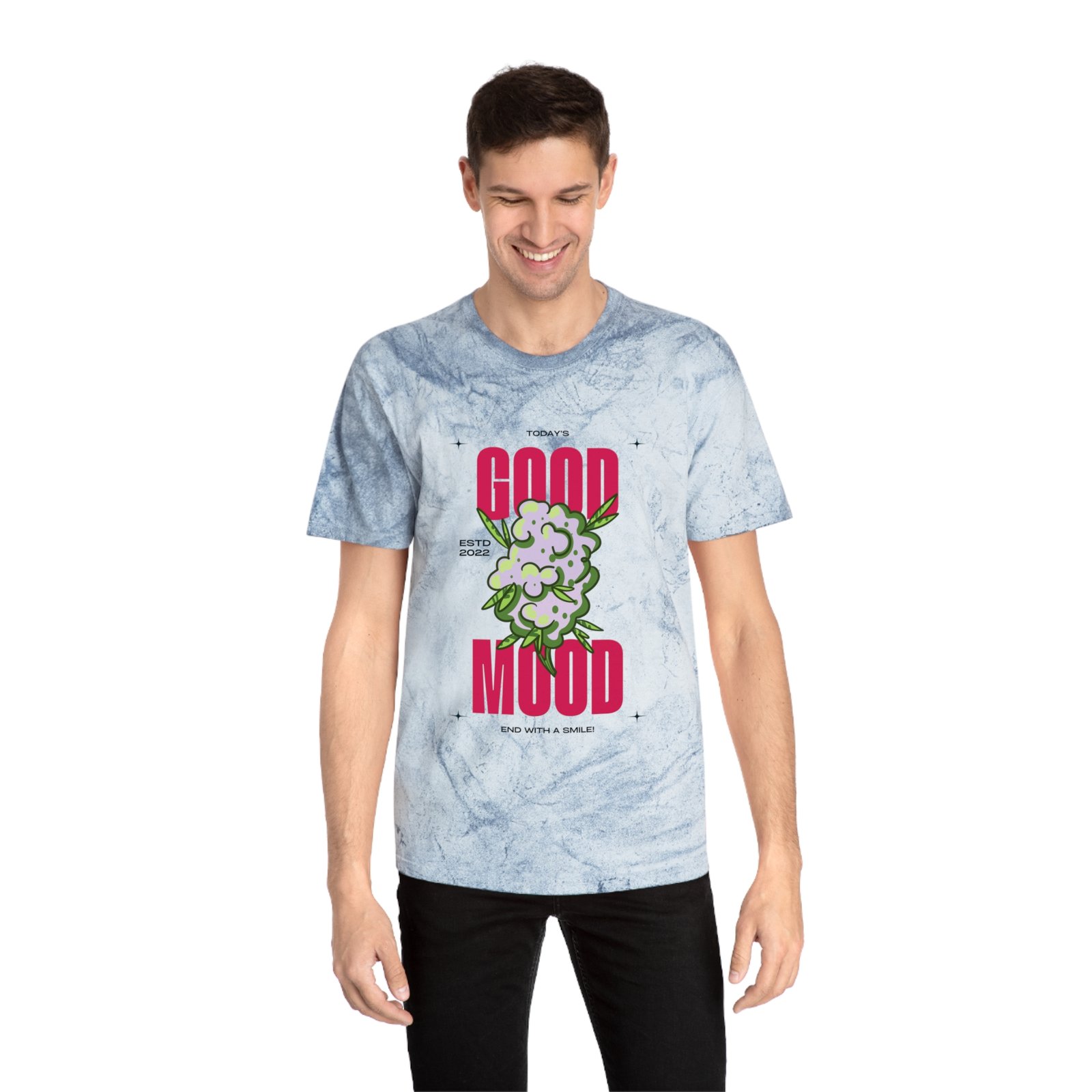 BODâ„¢ Good Mood Unisex Color Blast T-Shirt. - Image 19
